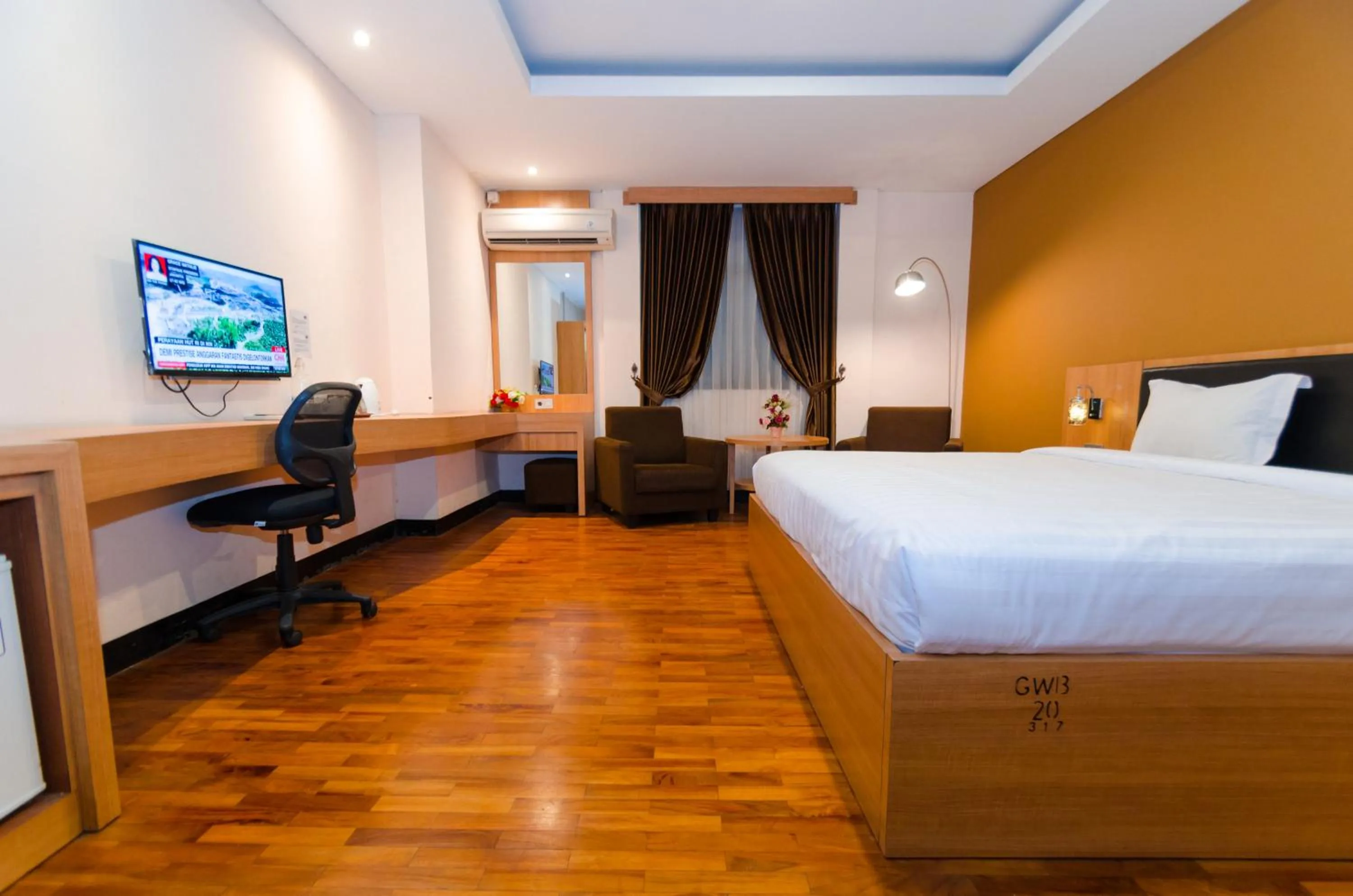 Bed in Graha Widya Bhakti at STIESIA Surabaya