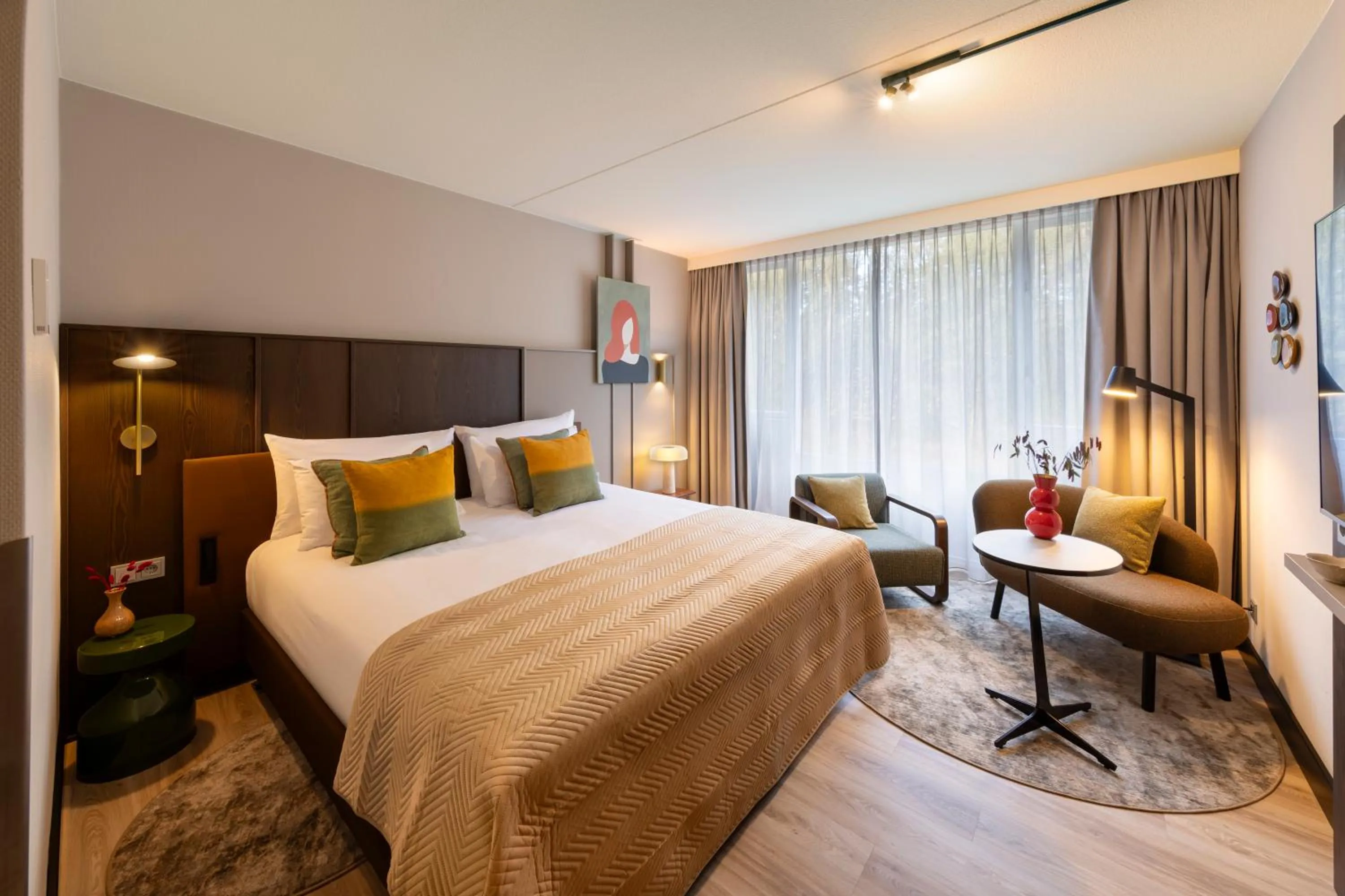 Bed in Hotel De Bilderberg