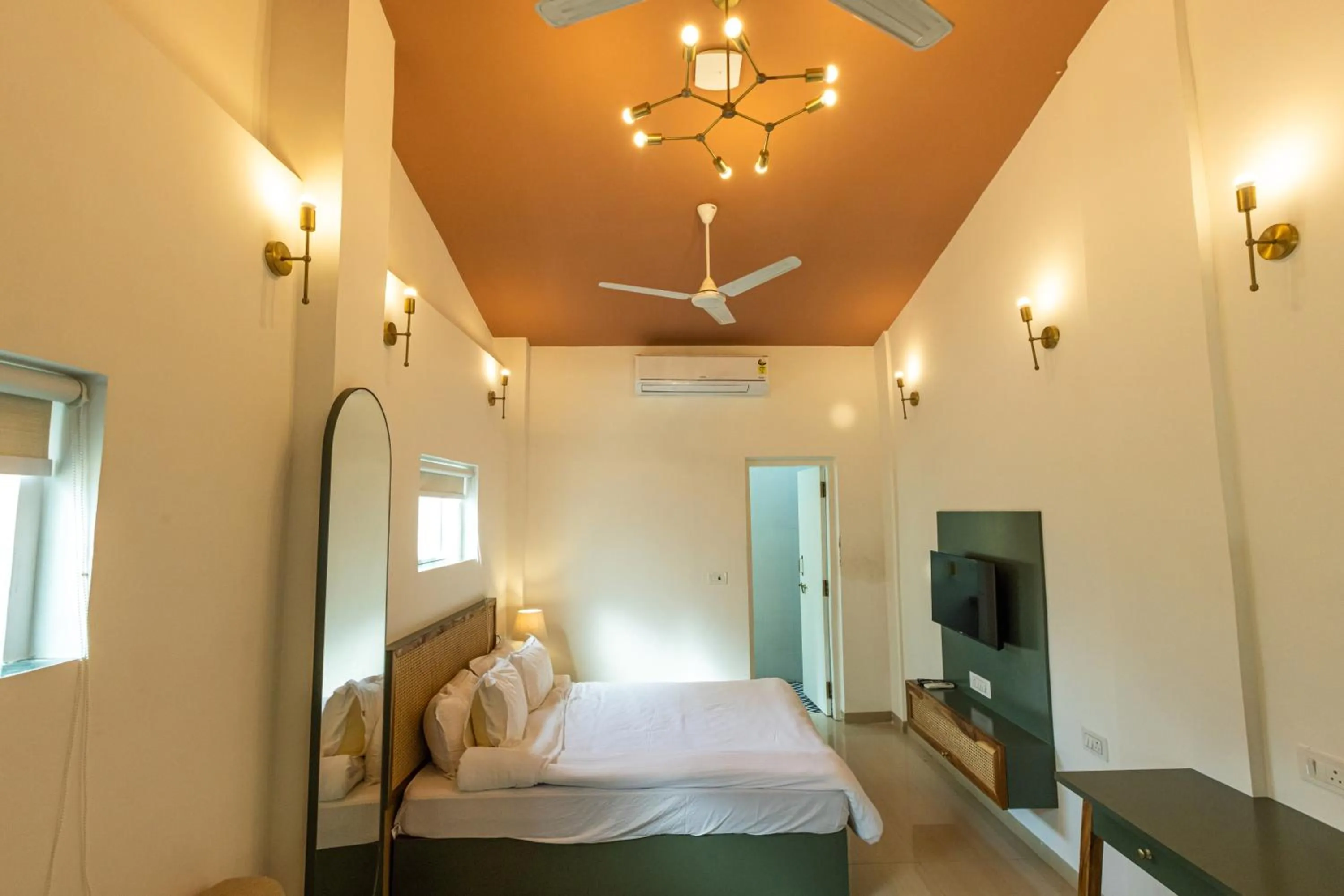 Bedroom, Bed in Oceanature Alibaug