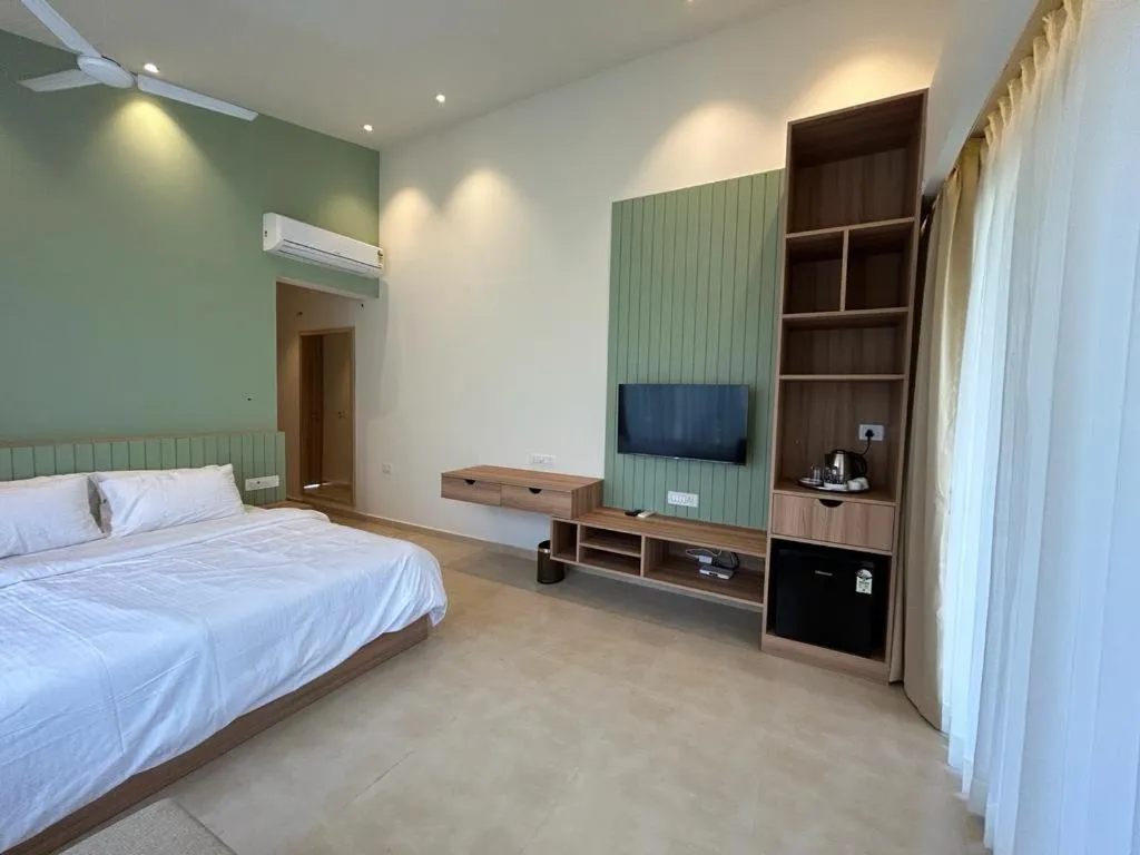 Bedroom, Bed in Oceanature Alibaug