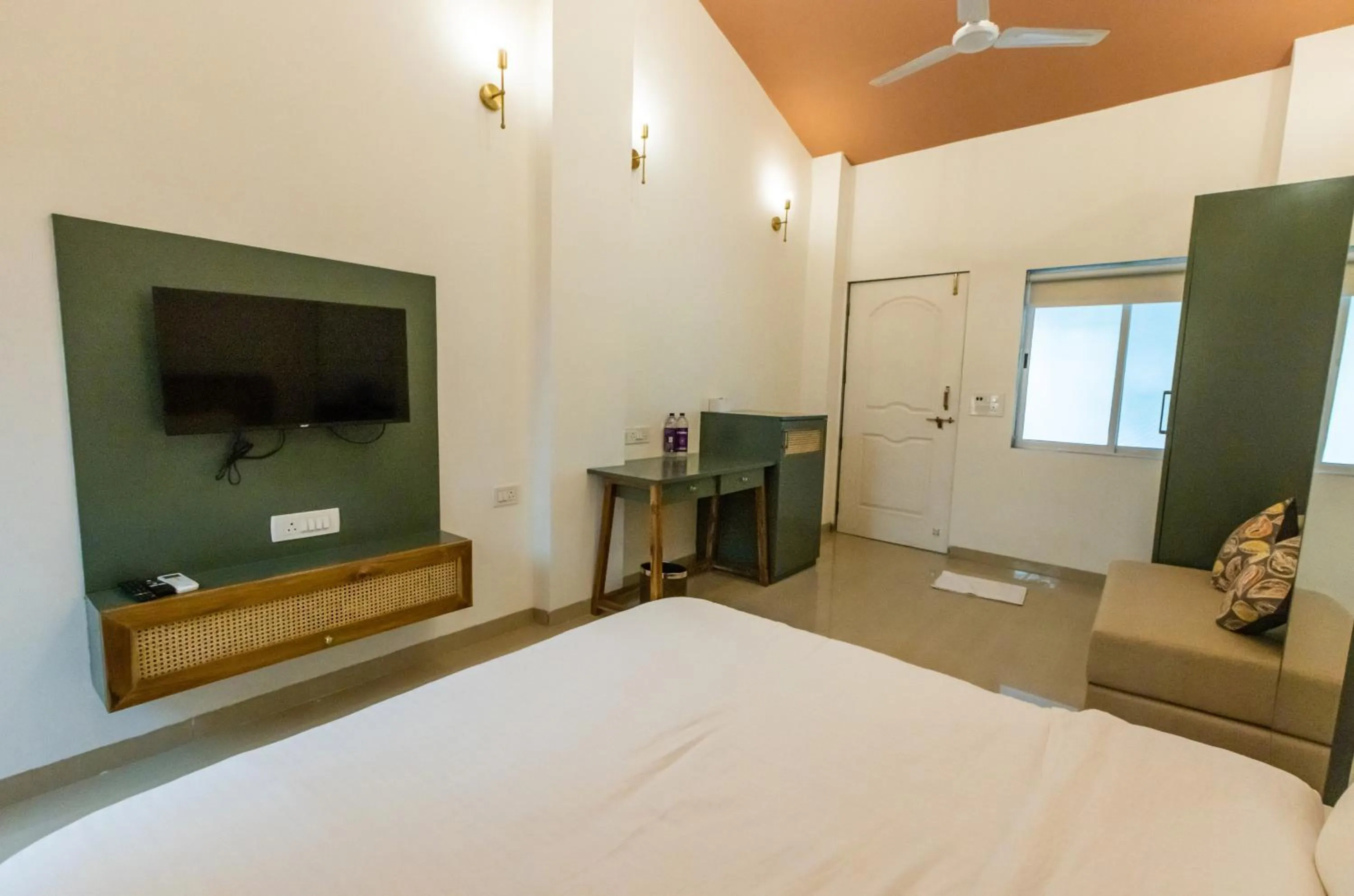 Bedroom, Bed in Oceanature Alibaug