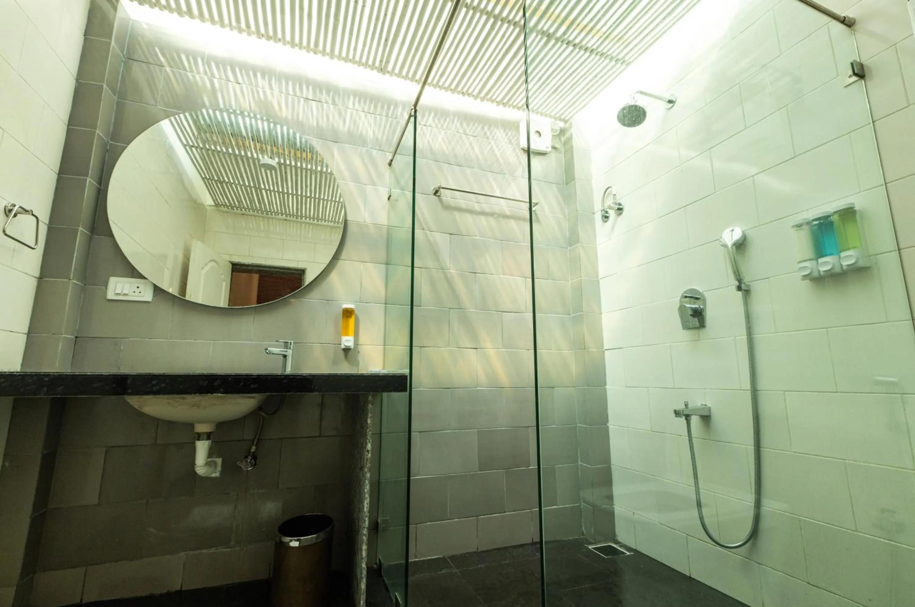 Shower in Oceanature Alibaug