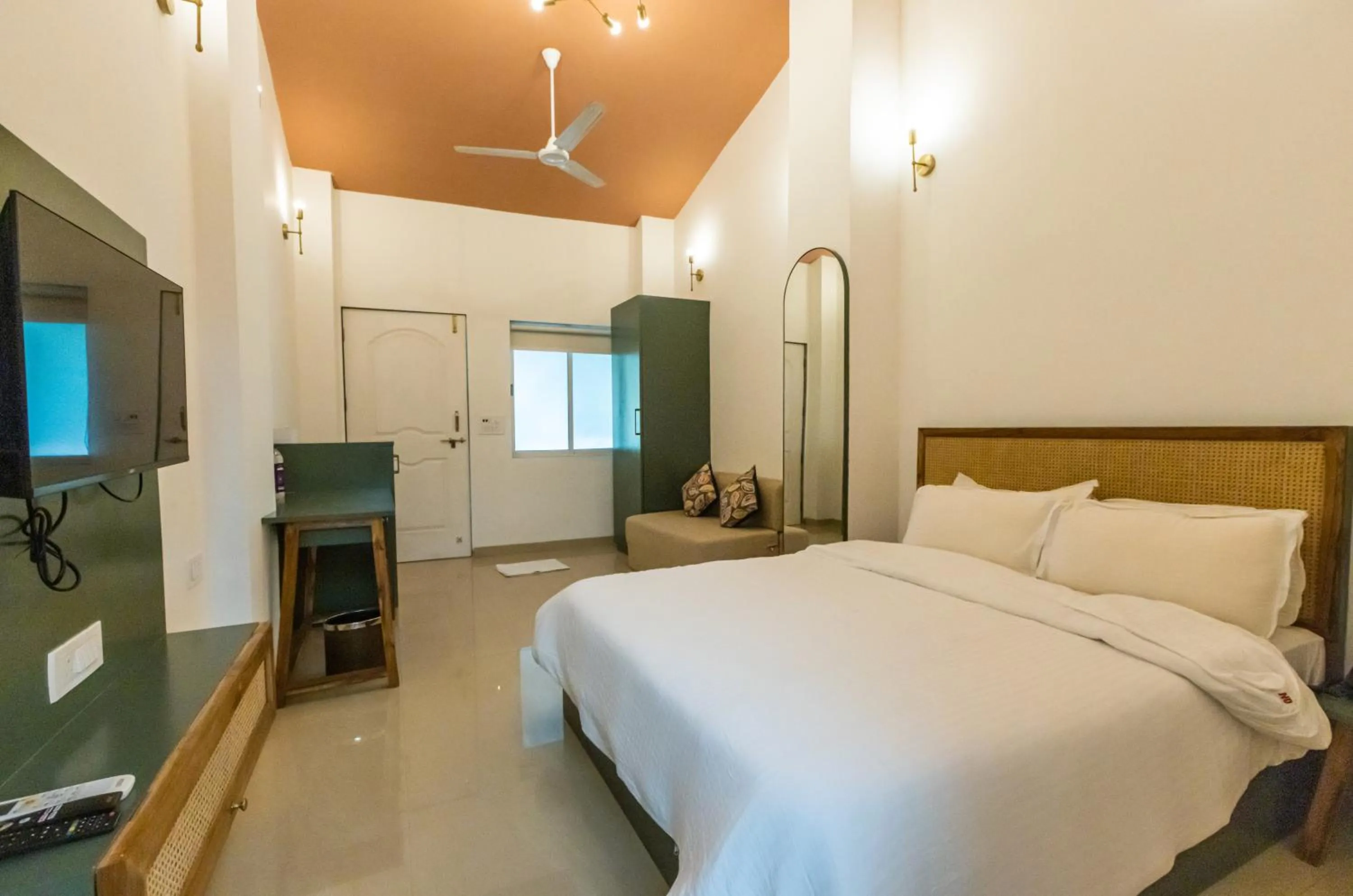 Bedroom, Bed in Oceanature Alibaug