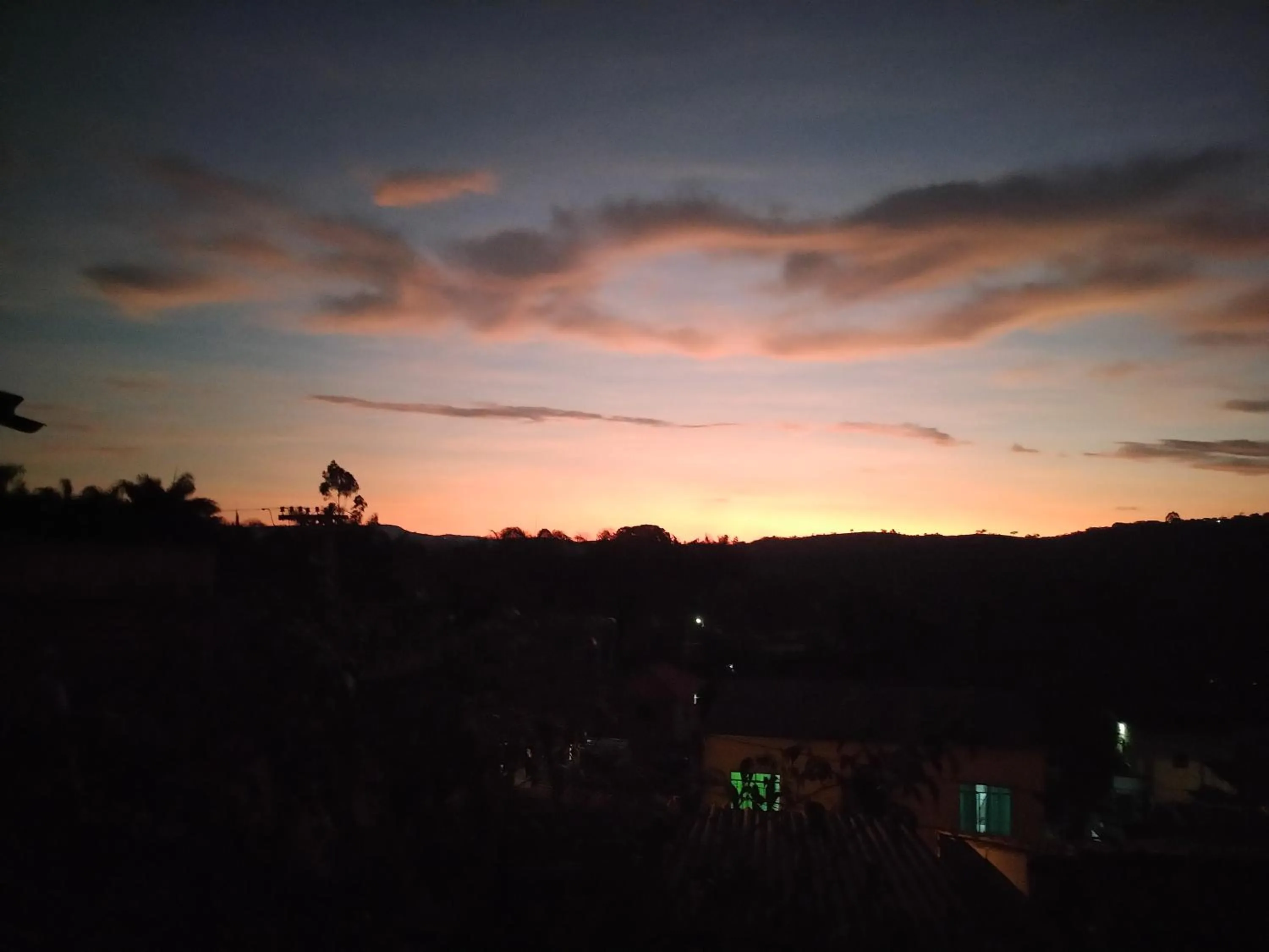 Sunset in Pouso nossa senhora das merces