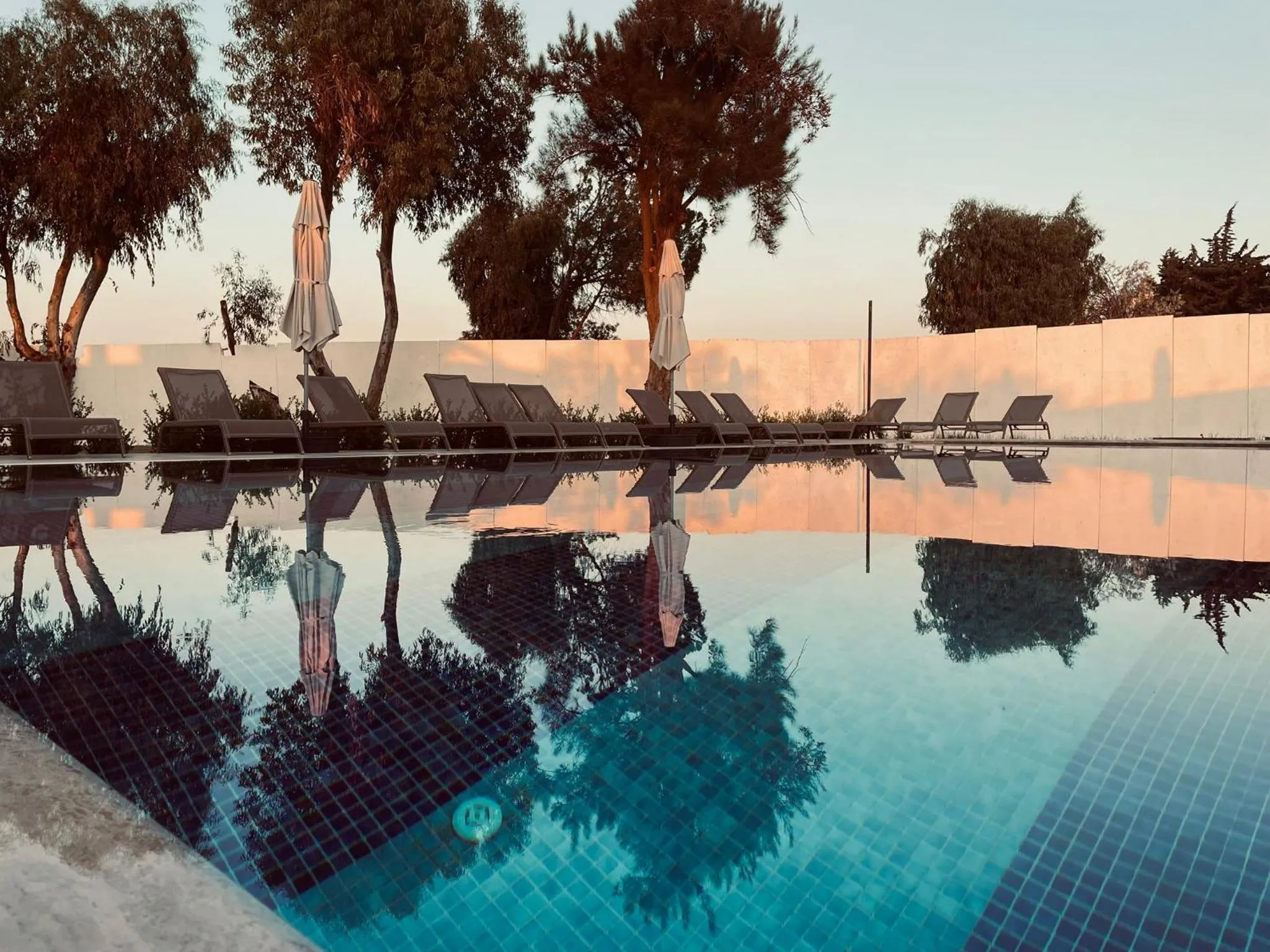 Pool view in Sığacık Gaea Hotel