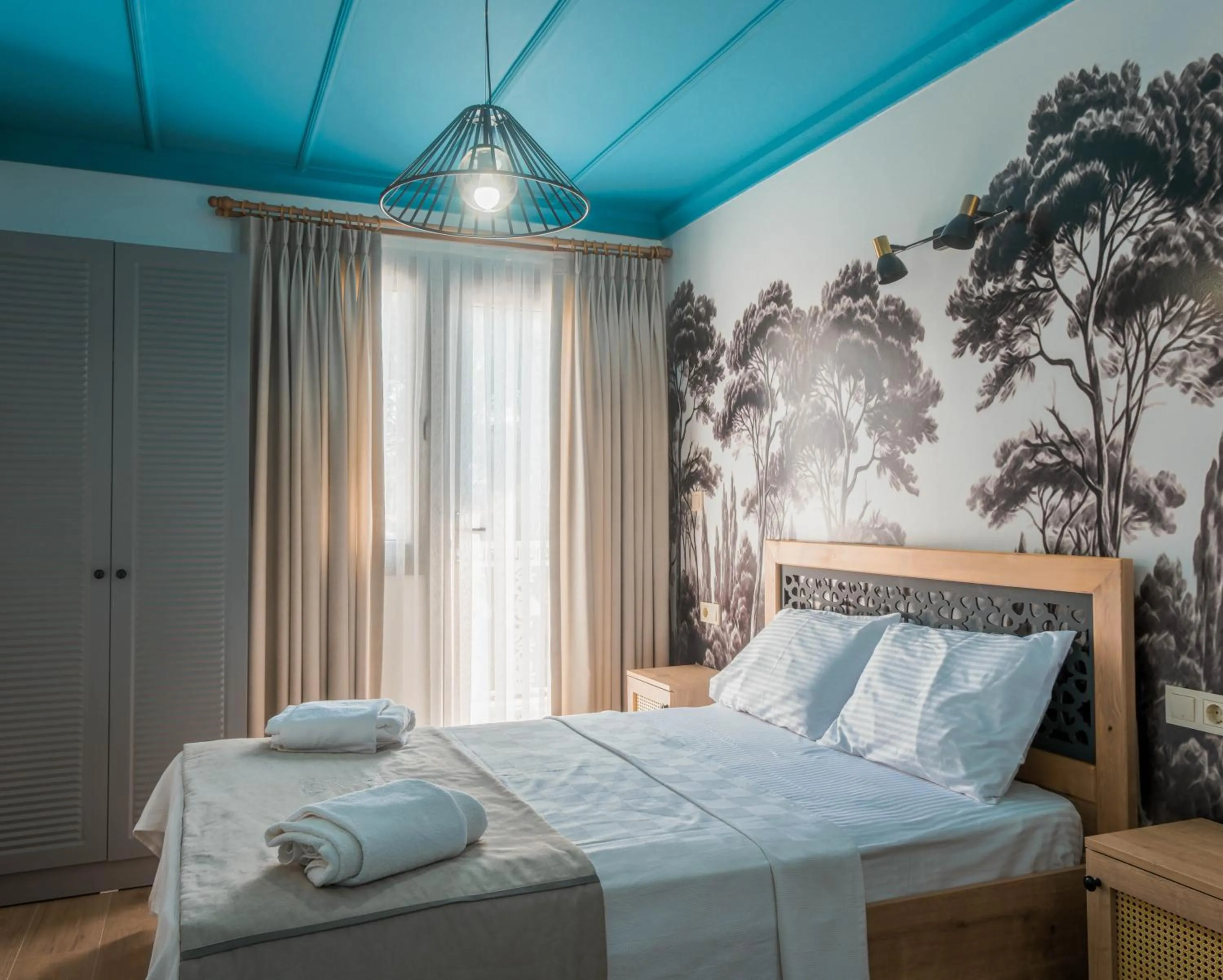 Bed in Sığacık Gaea Hotel