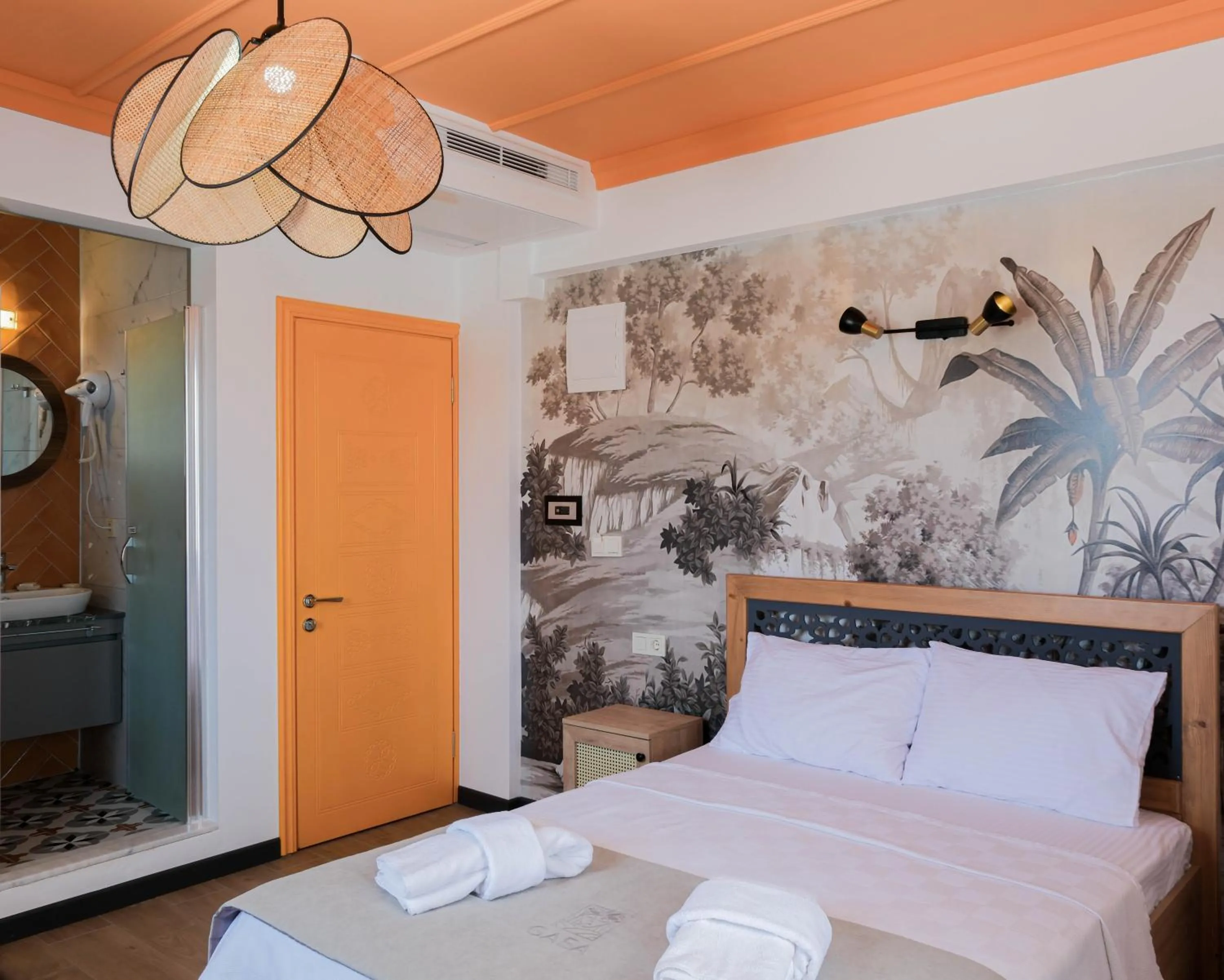 Bed in Sığacık Gaea Hotel