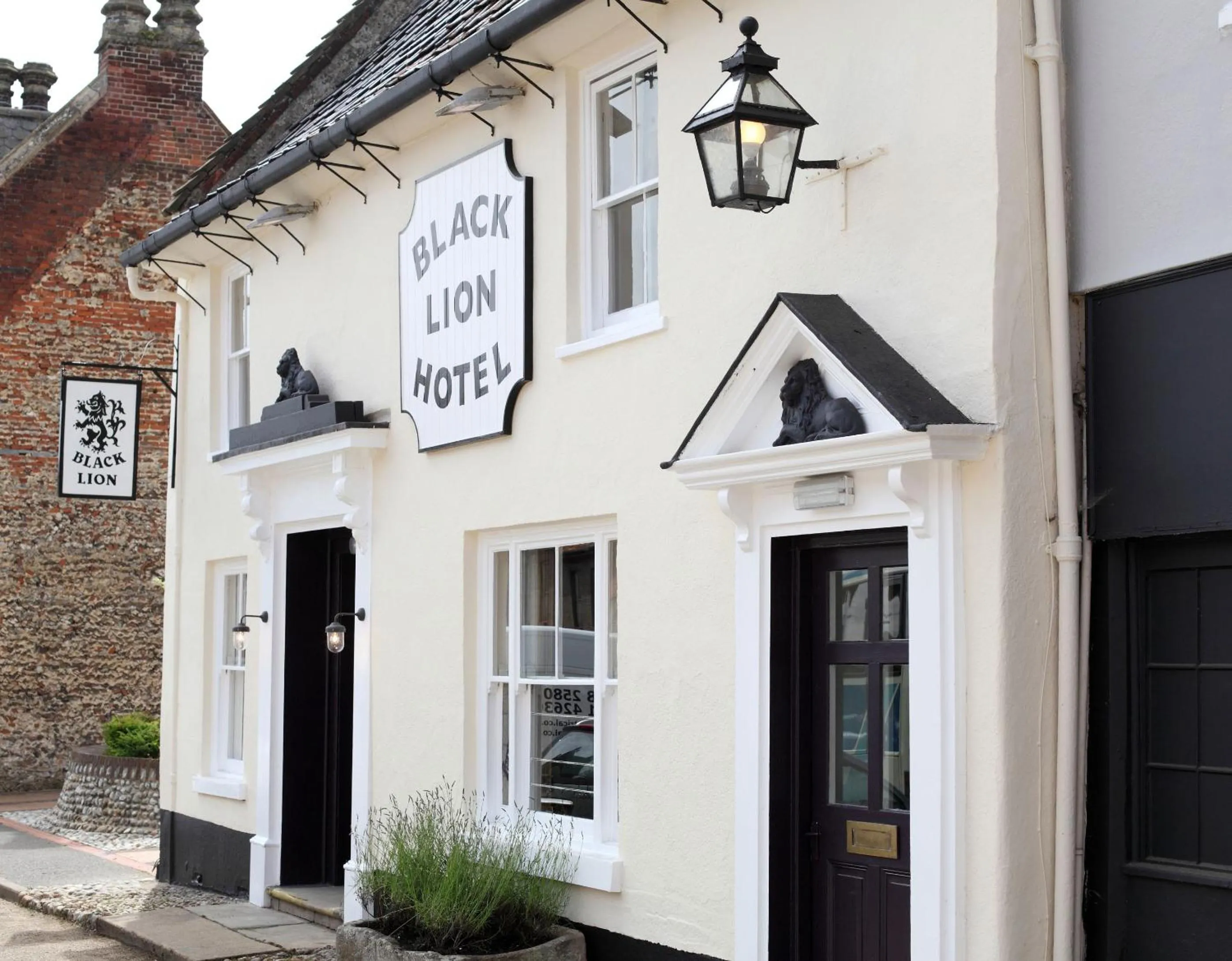 Property building in Black Lion Hotel