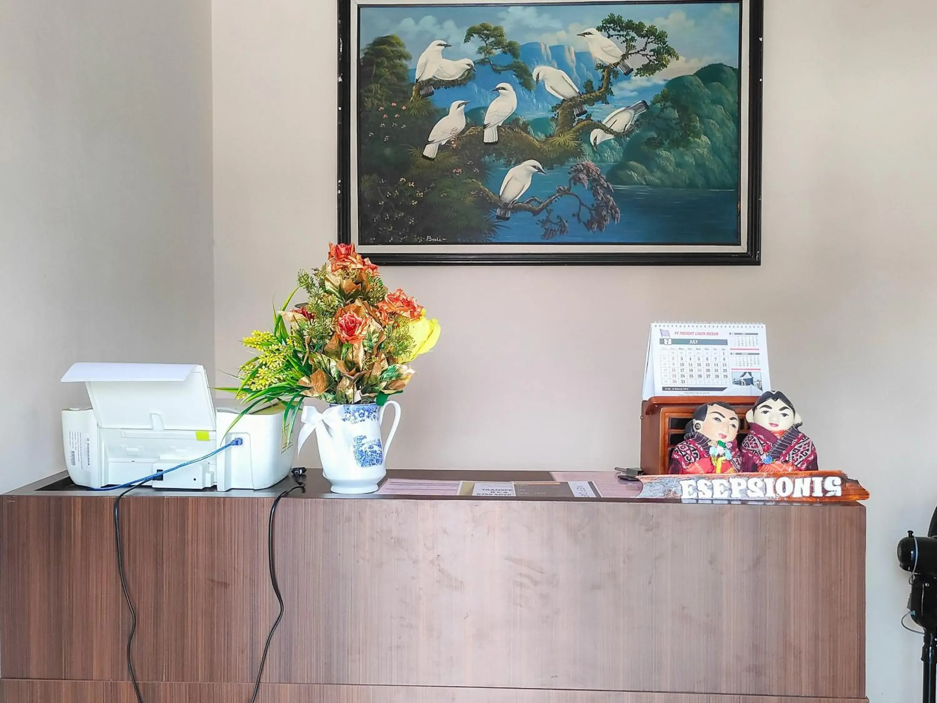 Lobby or reception in New Era Family Homestay Binjai Mitra RedDoorz Lobby or reception in New Era Family Homestay Binjai Mitra RedDoorz