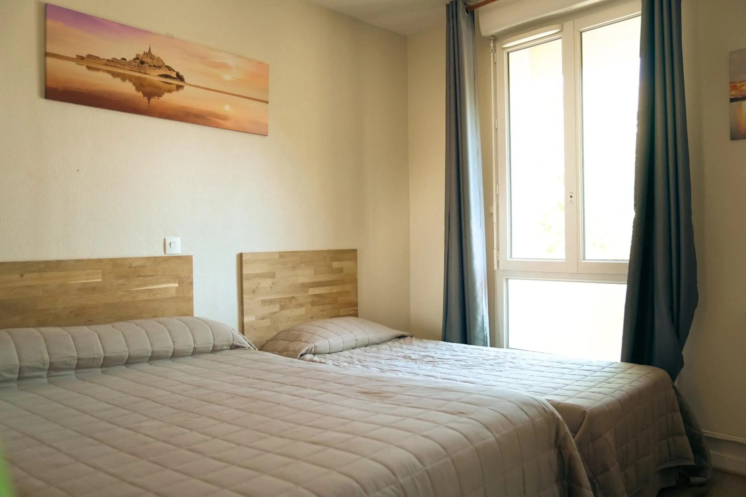 Bed in HOTEL IN PARIS