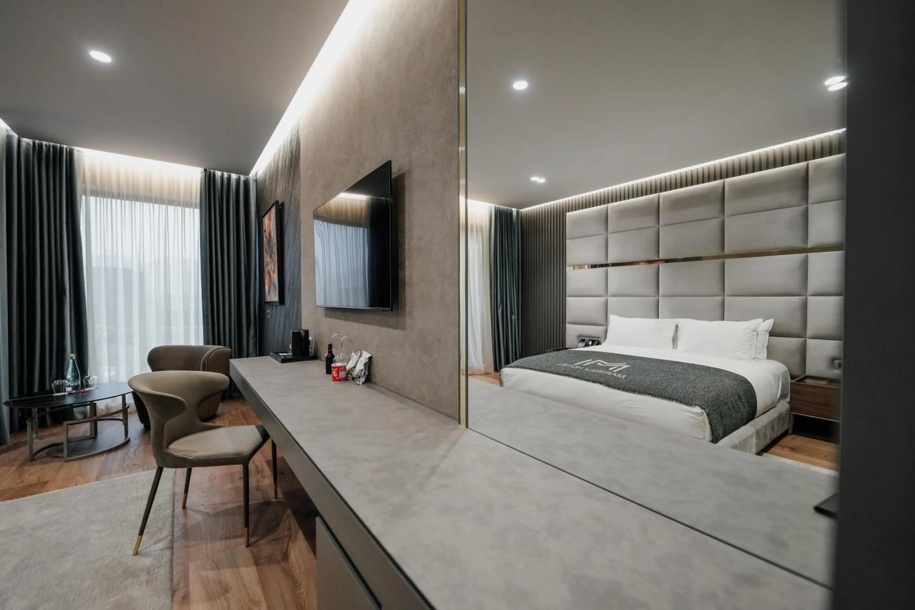 Bed in Marinaj Hotel & SPA