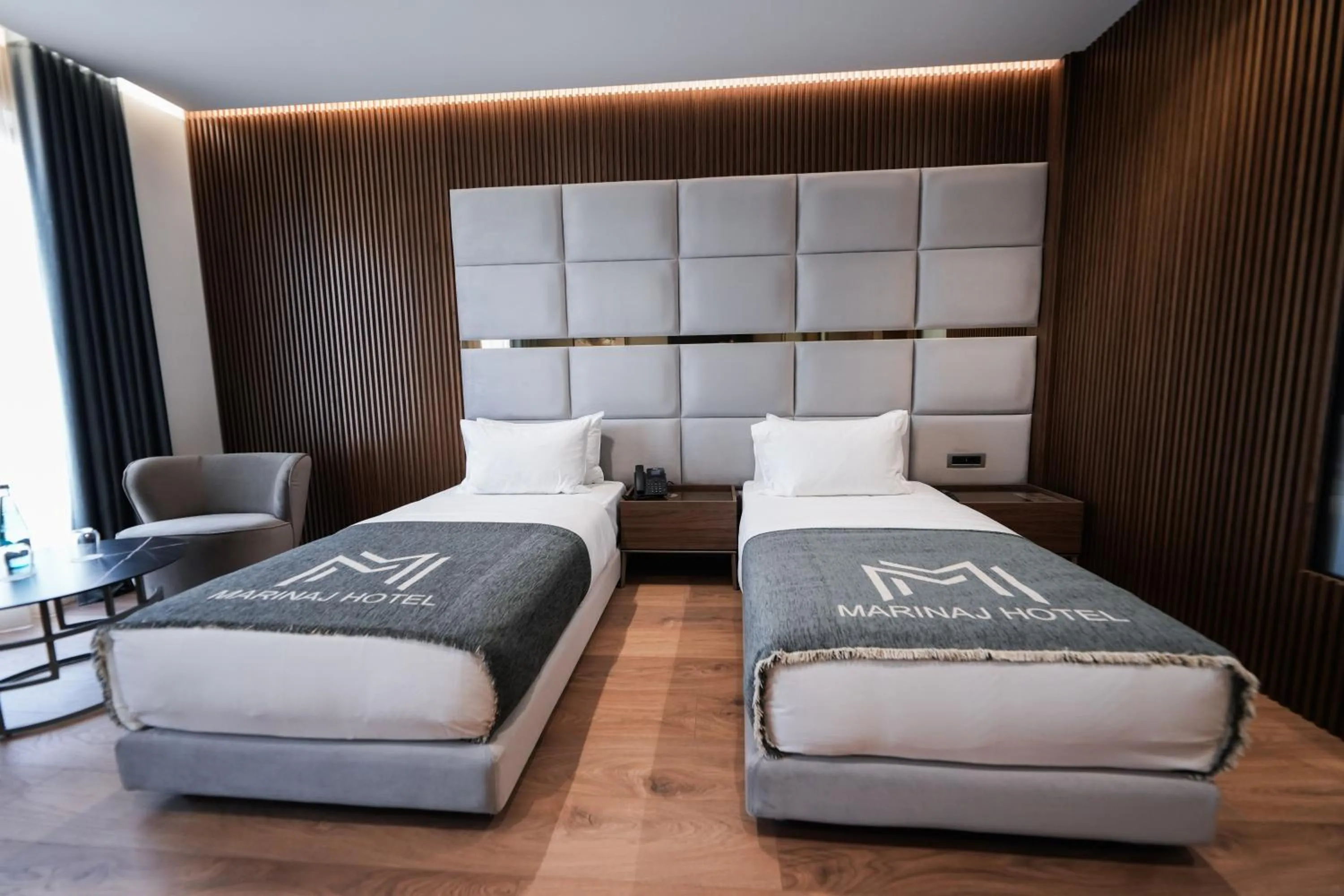 Photo of the whole room, Bed in Marinaj Hotel & SPA