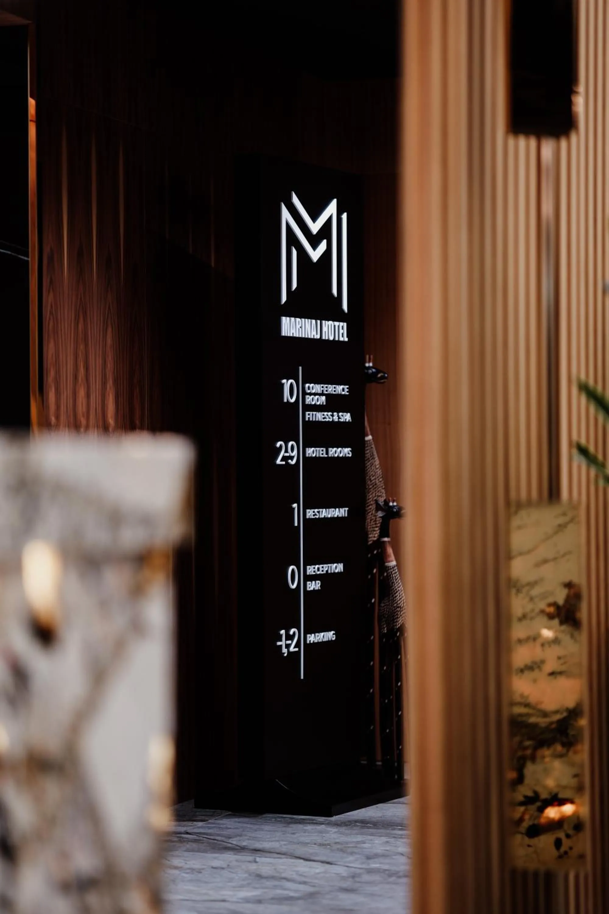 Property logo or sign in Marinaj Hotel & SPA