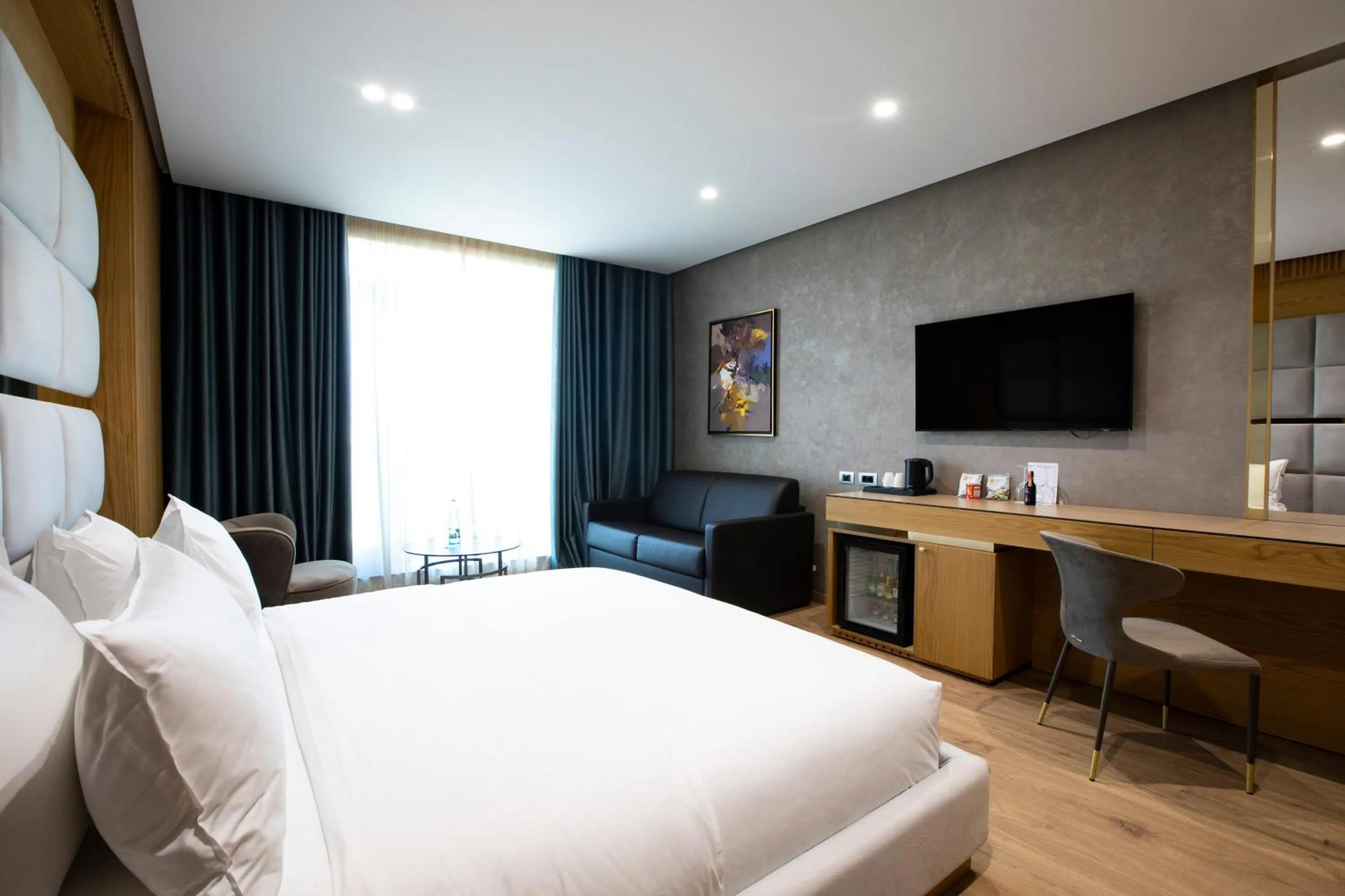 Bed in Marinaj Hotel & SPA