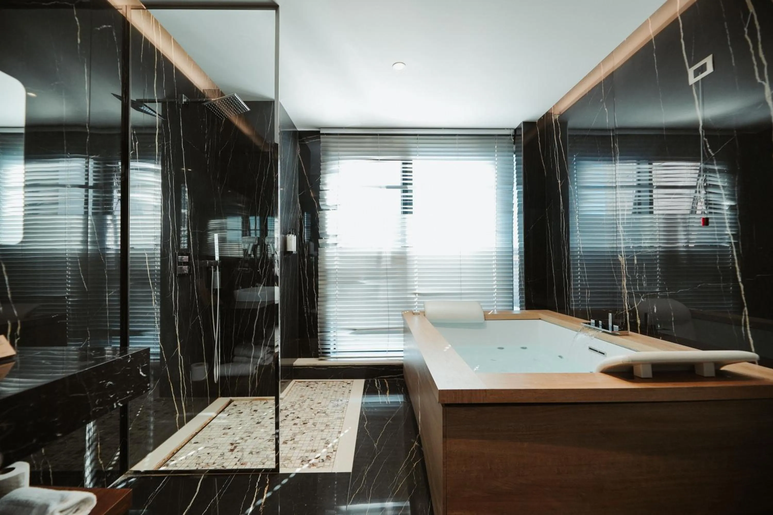 Bathroom in Marinaj Hotel & SPA