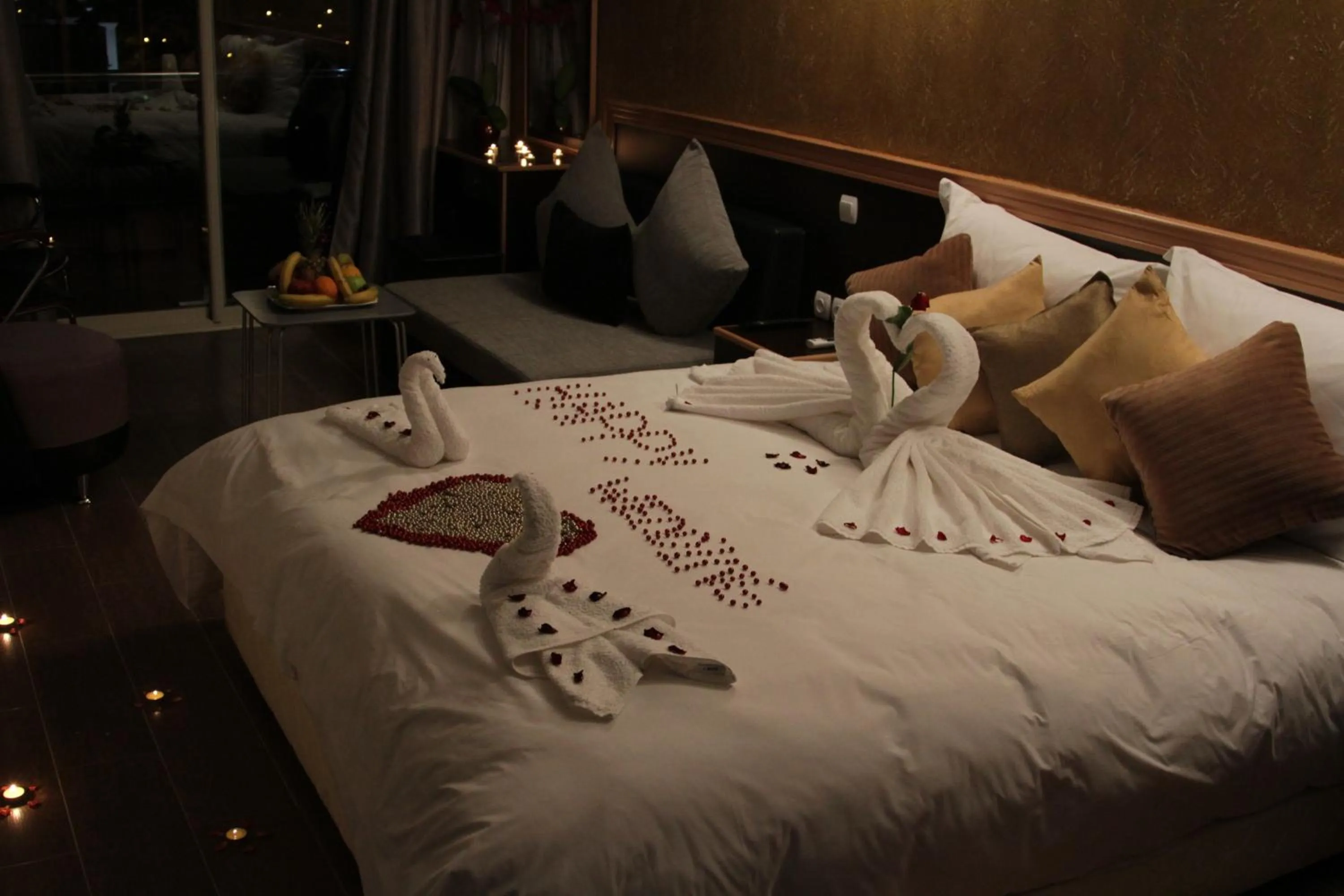 Bed in Hôtel Belle Vue et Spa