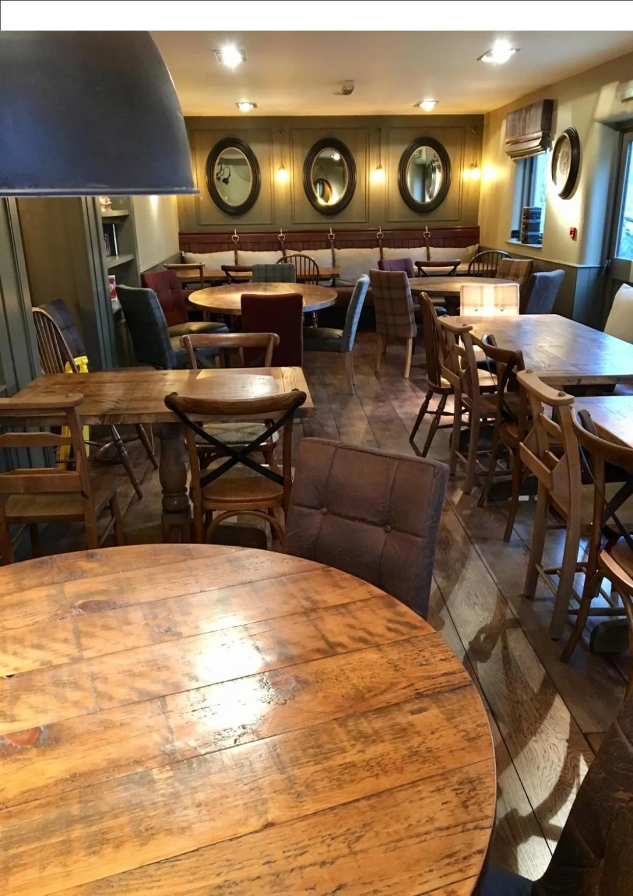 Dining area in Three Horseshoes Country Inn
