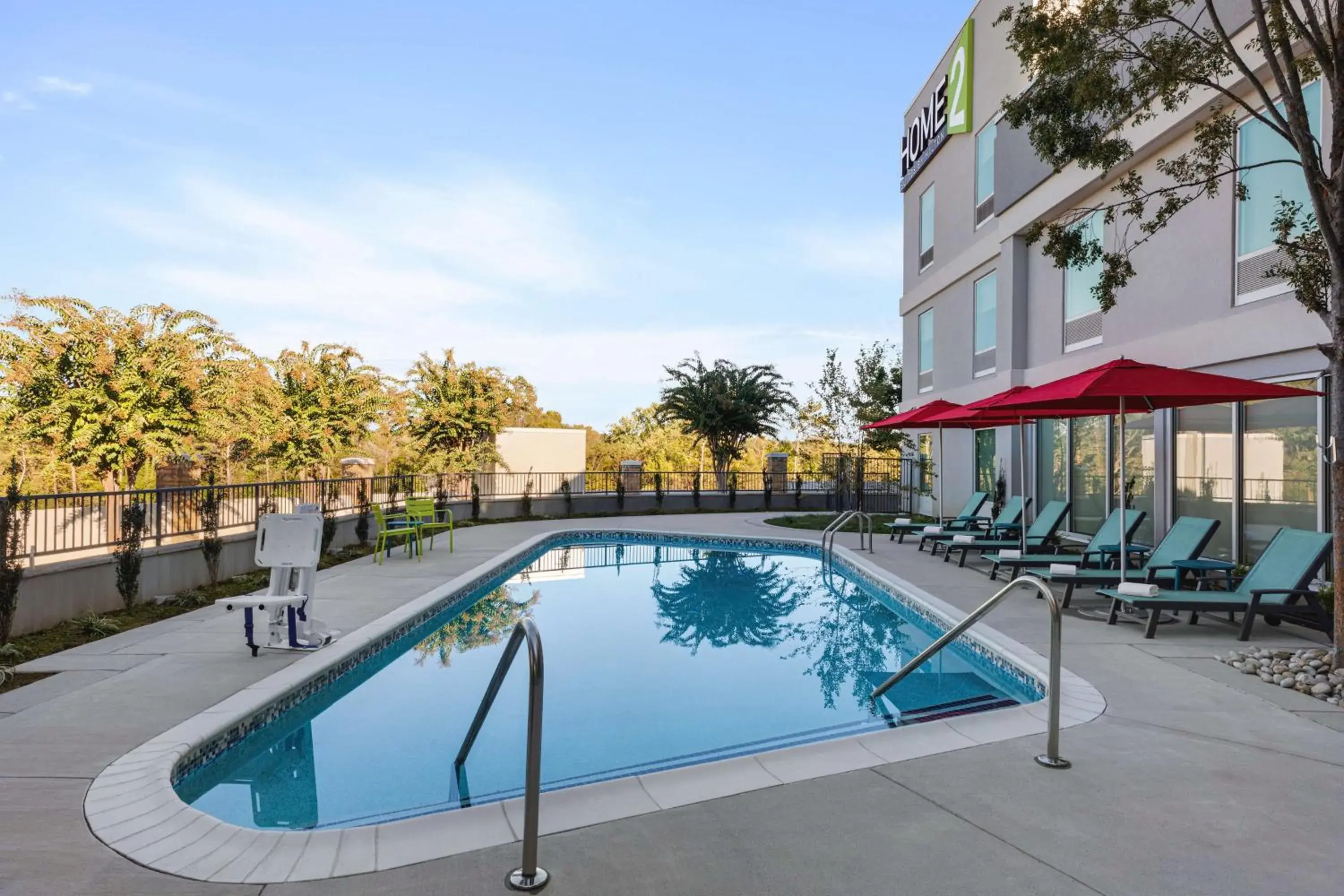 Pool view in Home2 Suites By Hilton Dalton Pool view in Home2 Suites By Hilton Dalton