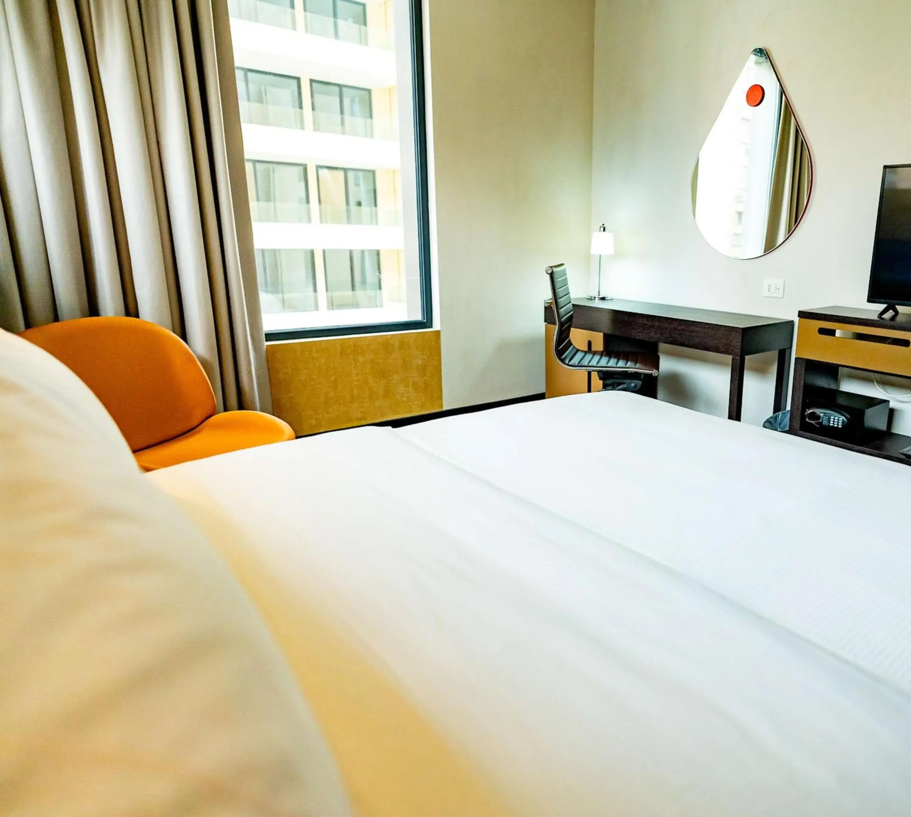 Bed in Hampton By Hilton Santiago Las Condes Bed in Hampton By Hilton Santiago Las Condes