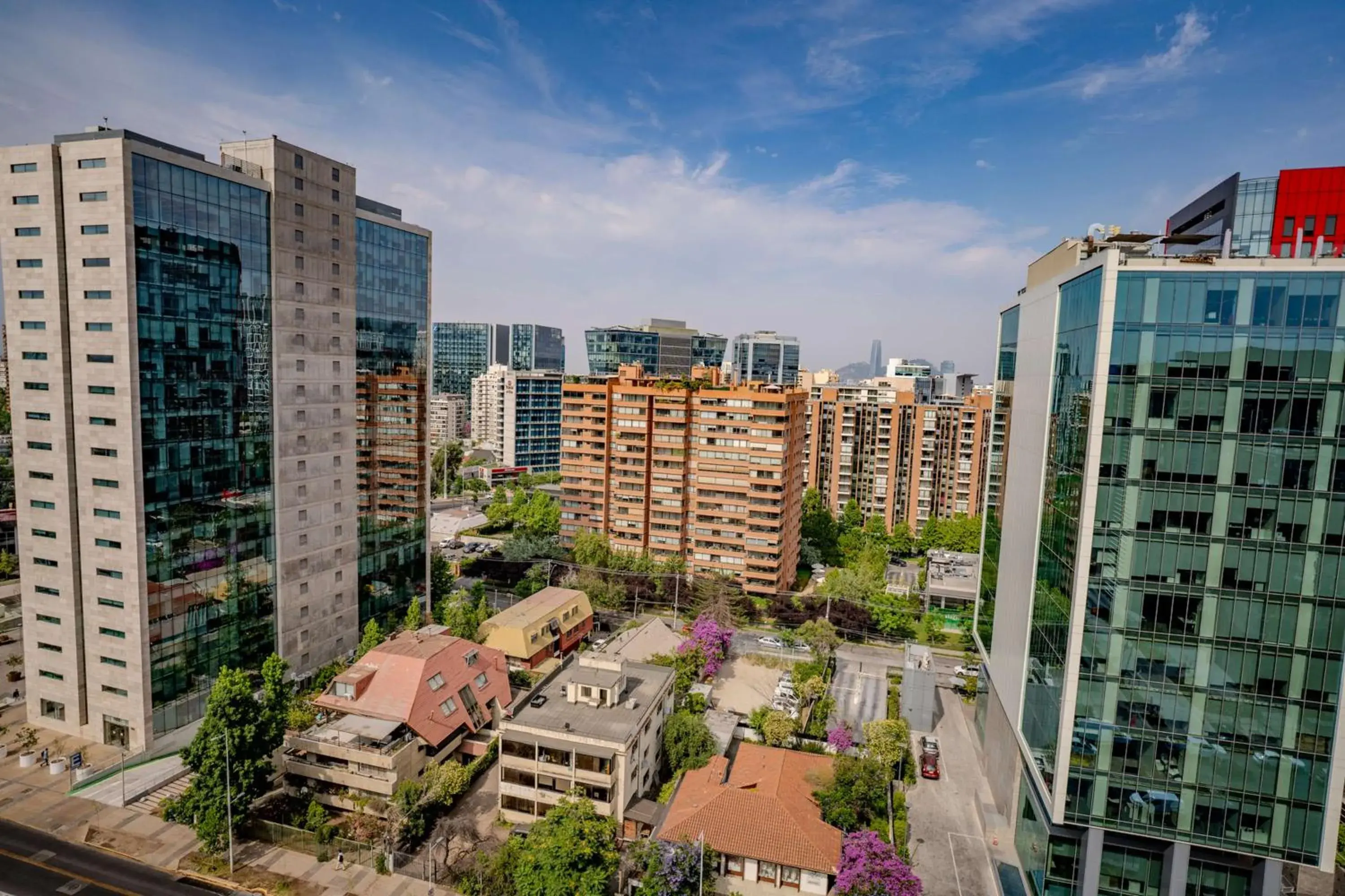 City view in Hampton By Hilton Santiago Las Condes City view in Hampton By Hilton Santiago Las Condes