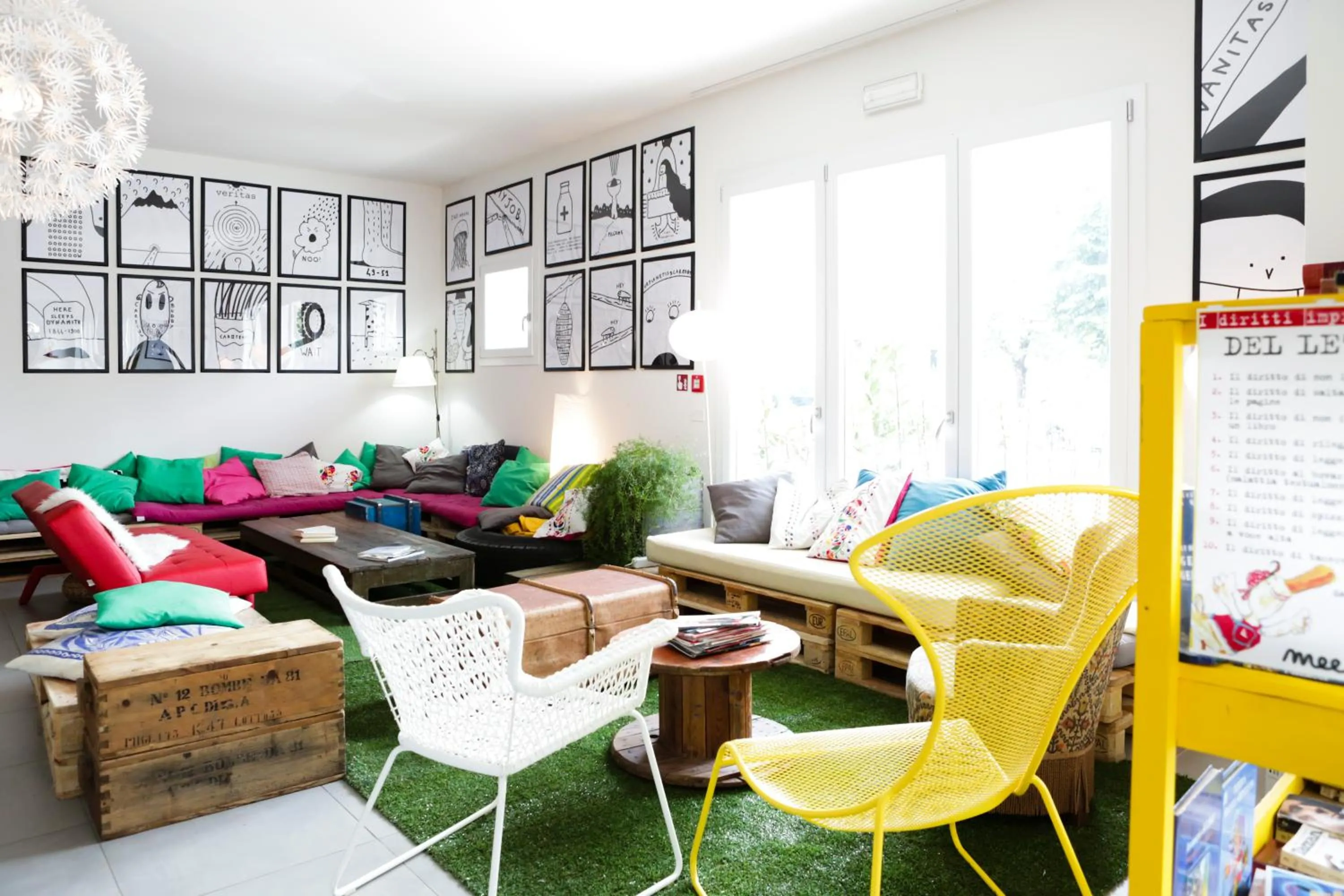 Floor plan in Ostello Meet Gardalake Hostel