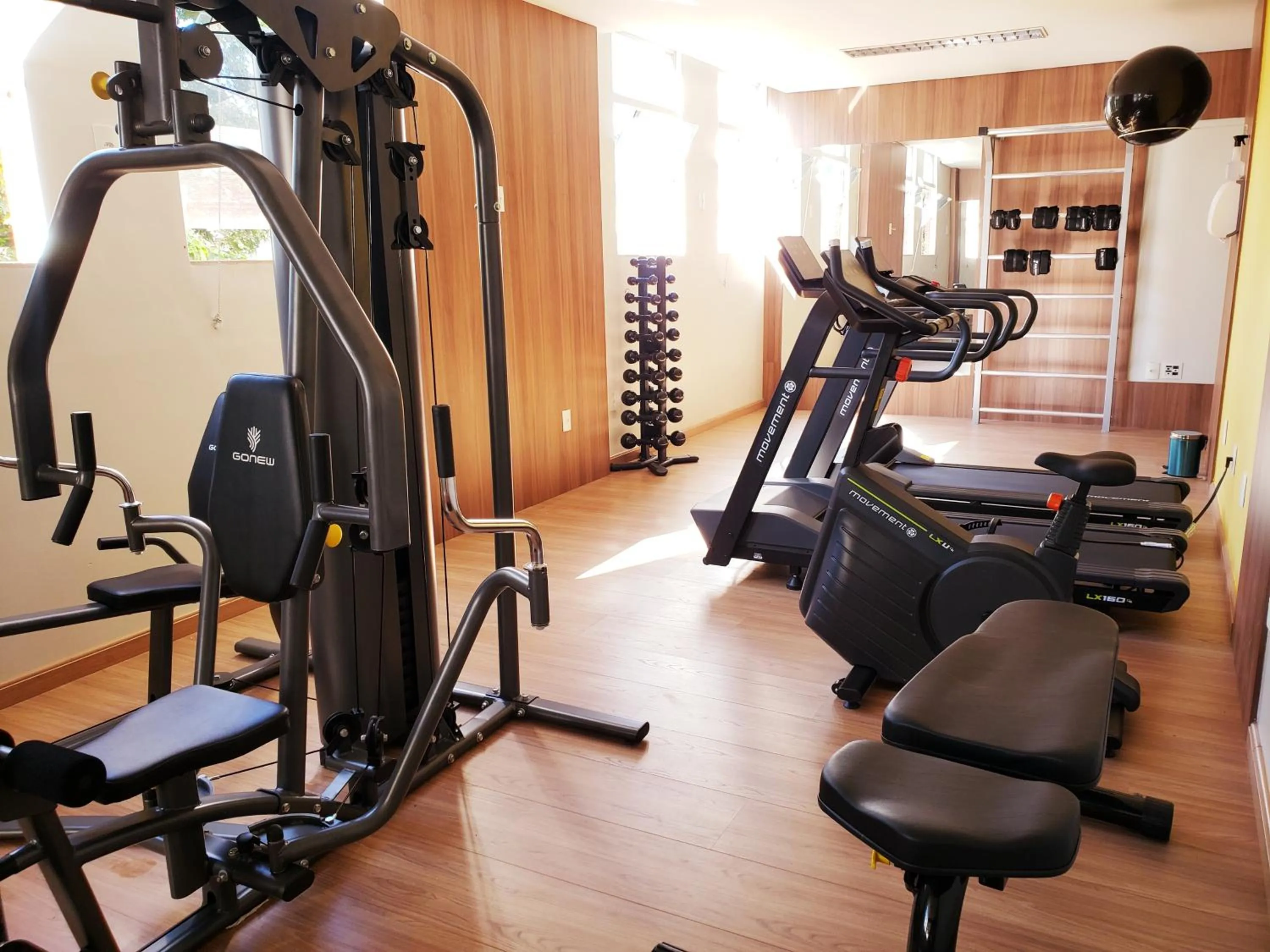 Fitness centre/facilities in Alfa Hotel