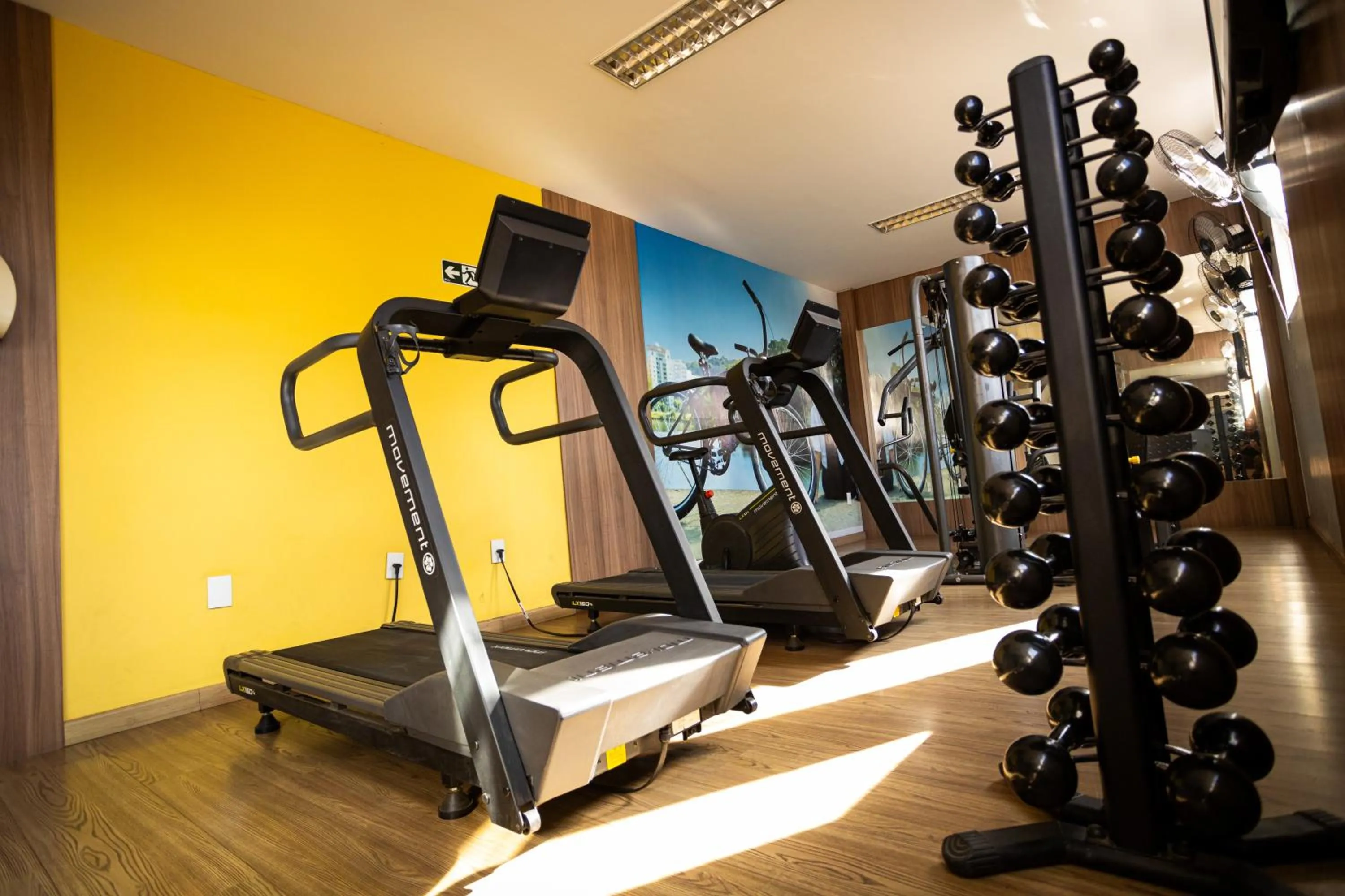 Fitness centre/facilities in Alfa Hotel