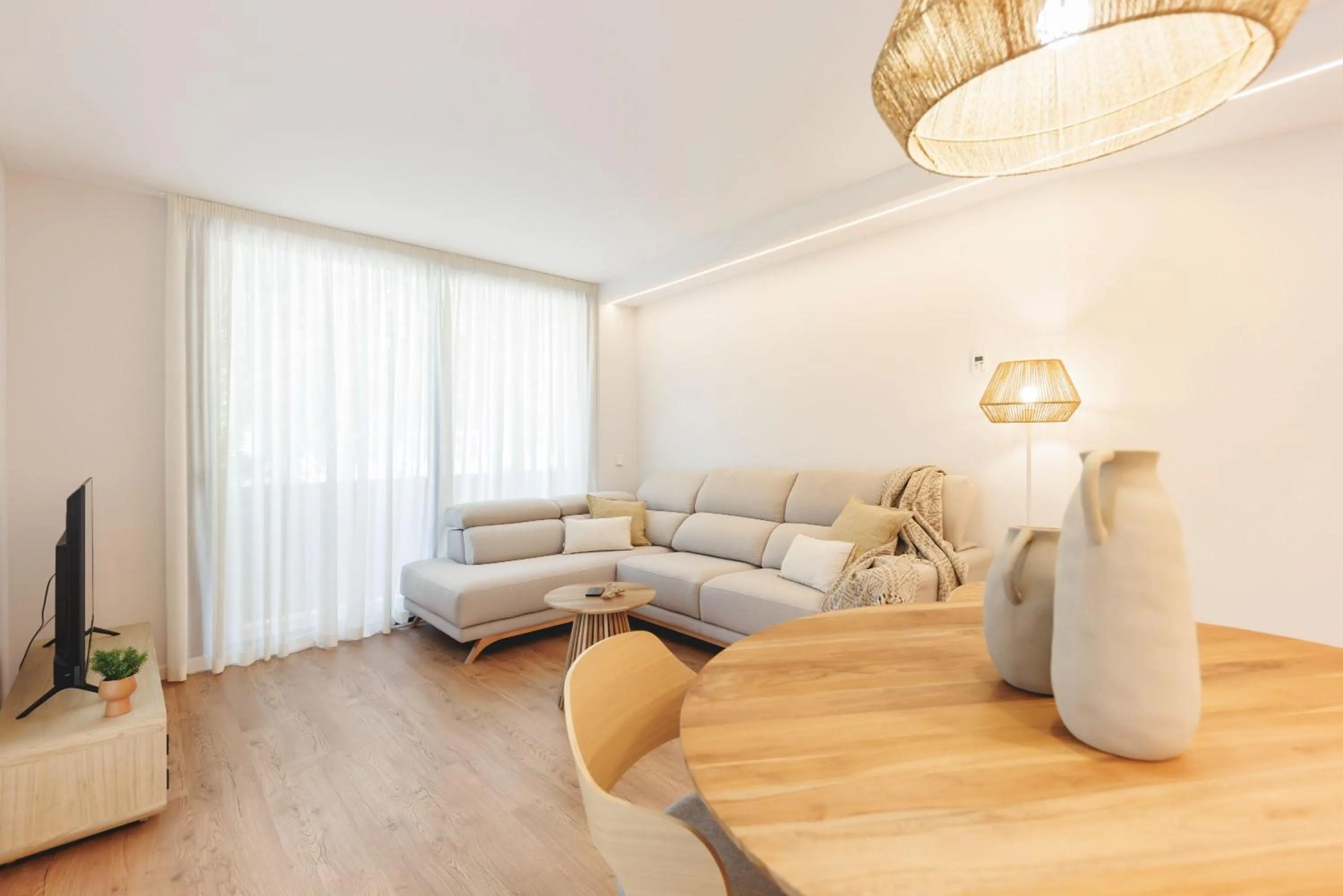 Living room in Bravissimo Devesa, 3 bedrooms and near the parc