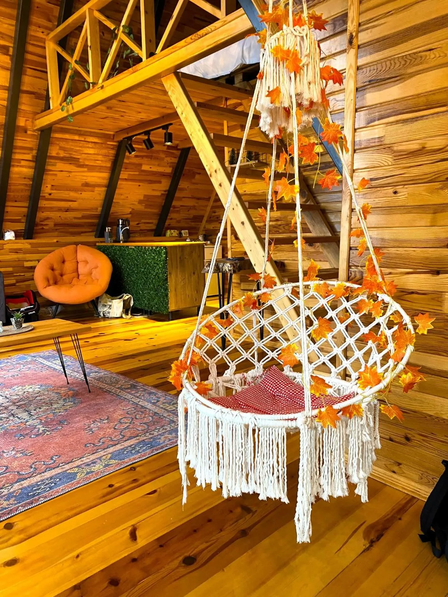 Seating area in Saklıtepe bungalov