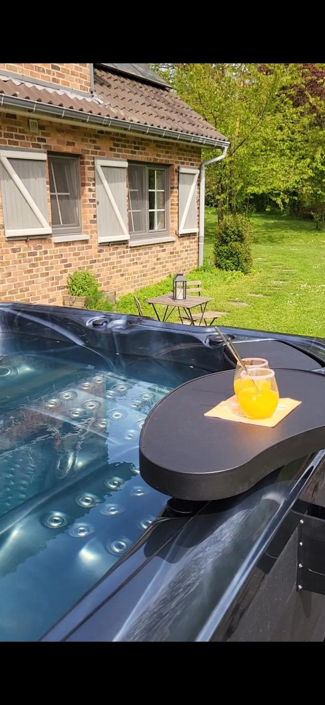 Hot Tub in B&B Le Bois de Champia