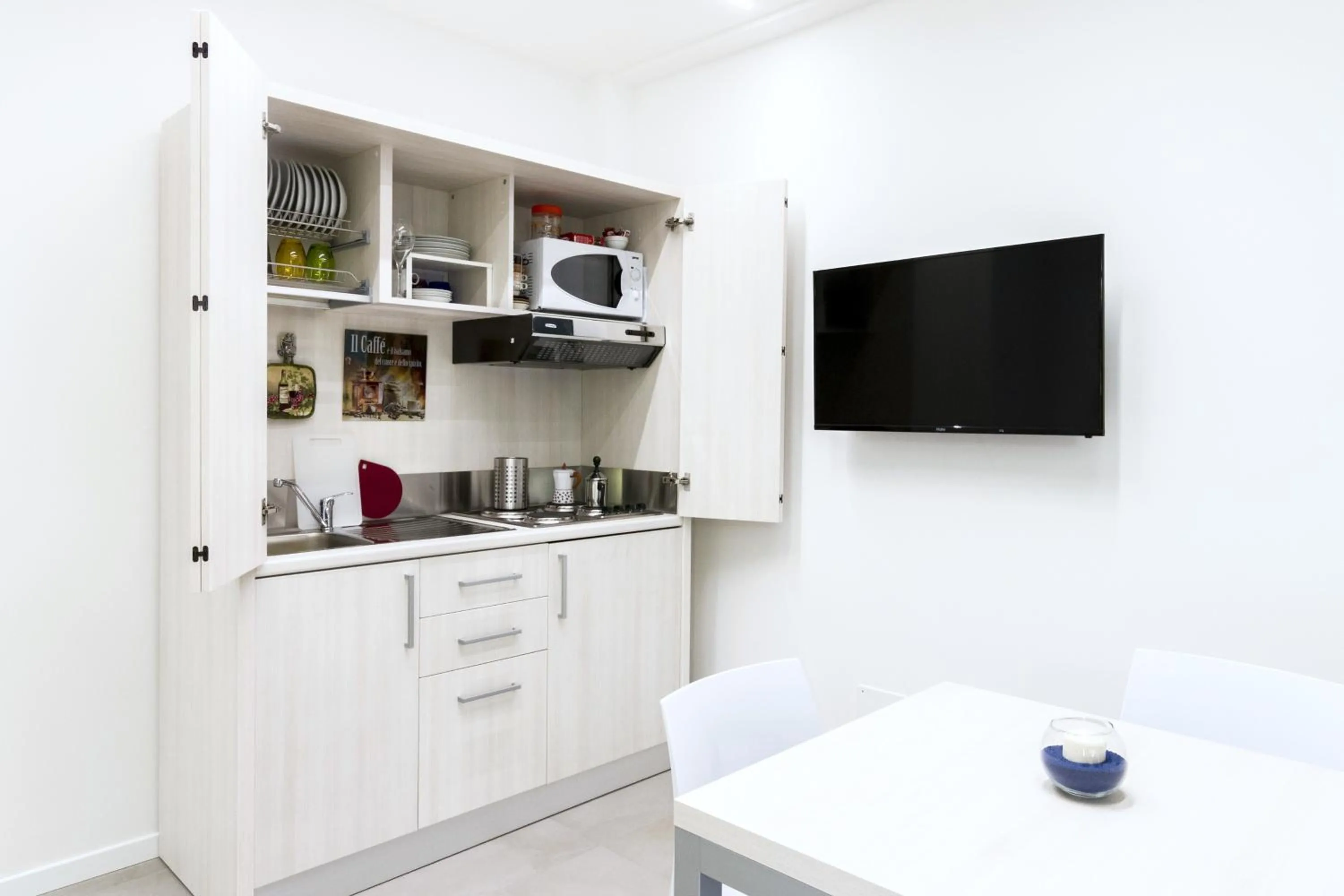 Kitchen or kitchenette in Villa Capodarco B&B