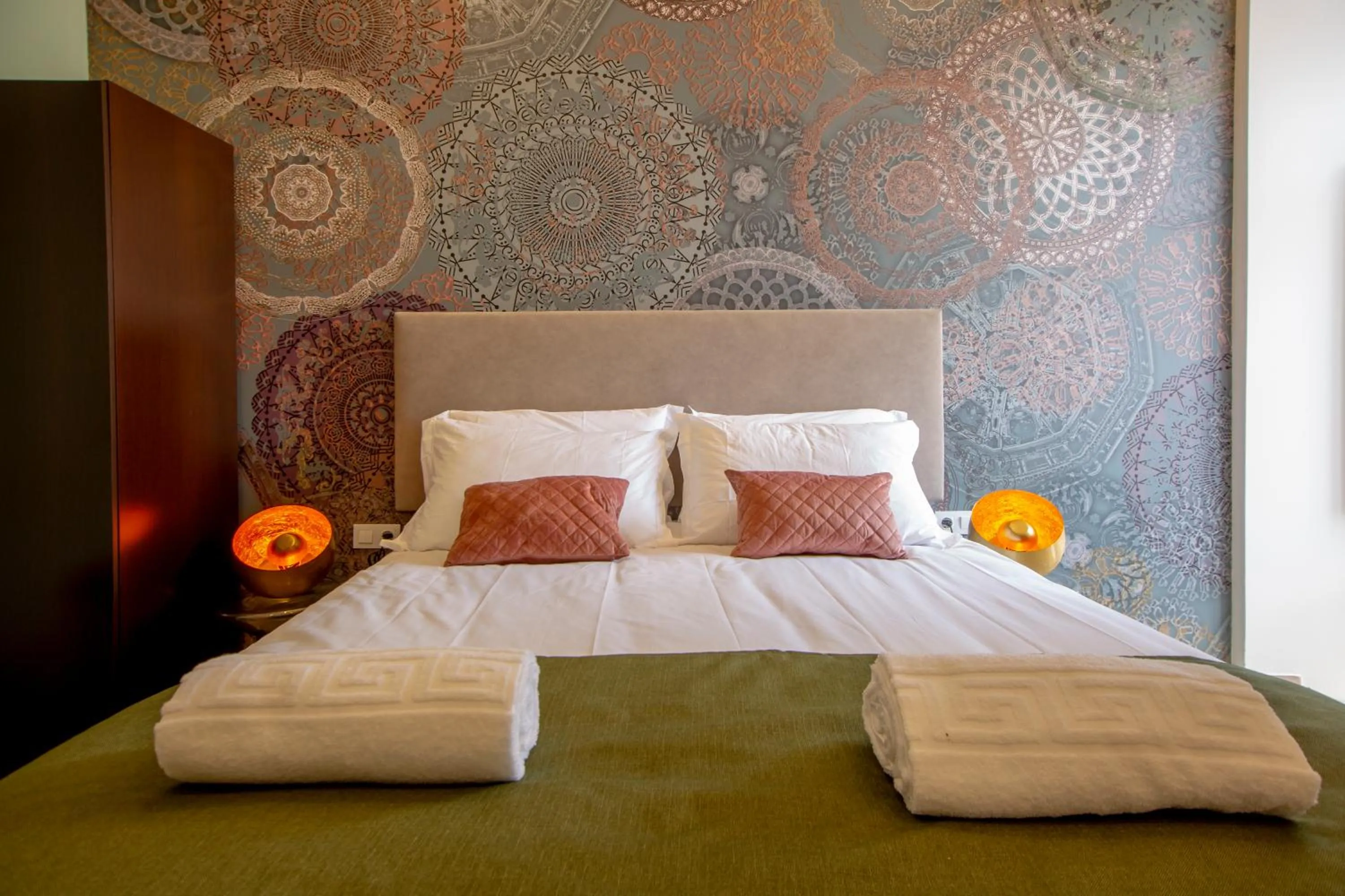 Bed in Guest House Jacarandá Faro