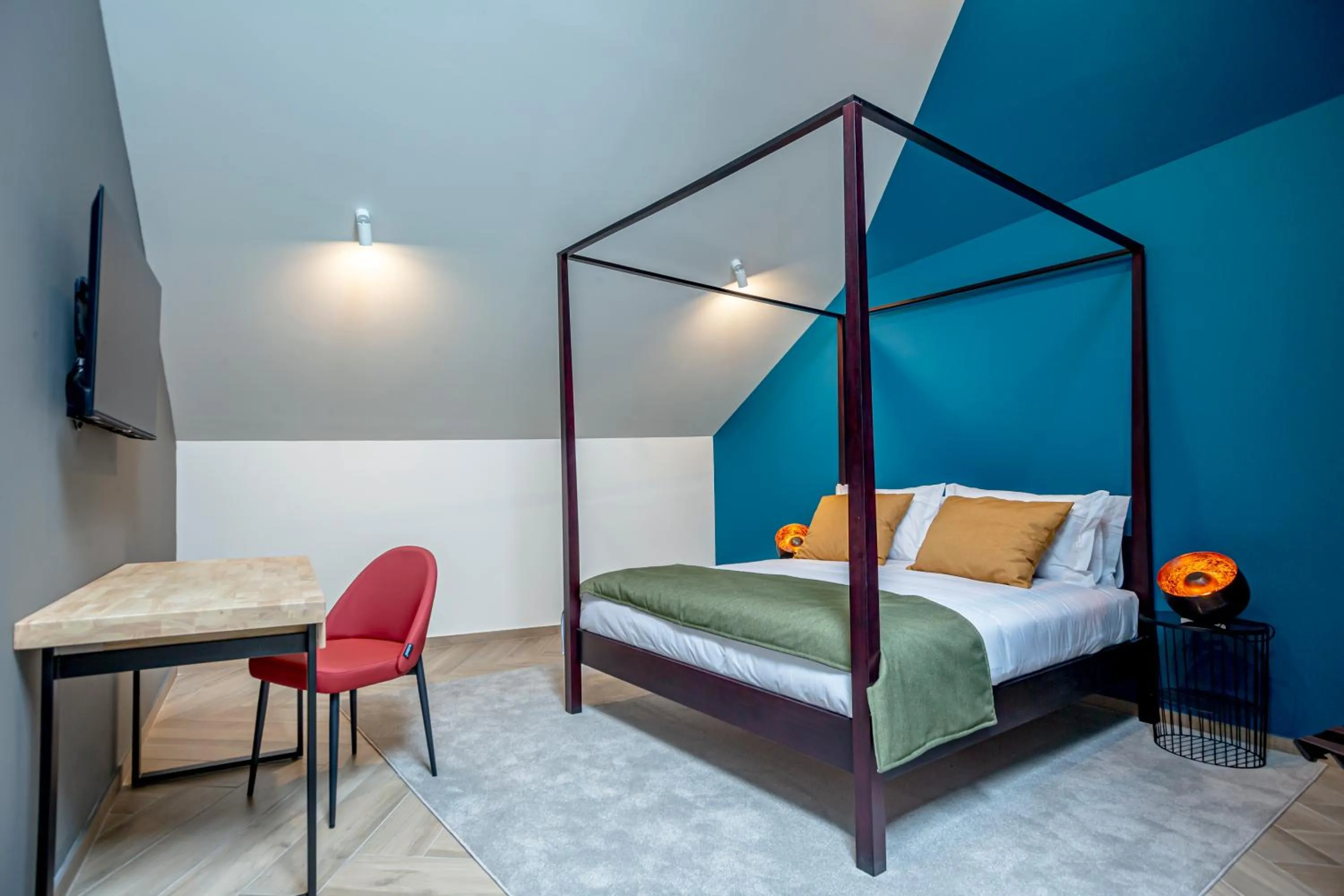 Bed in Guest House Jacarandá Faro