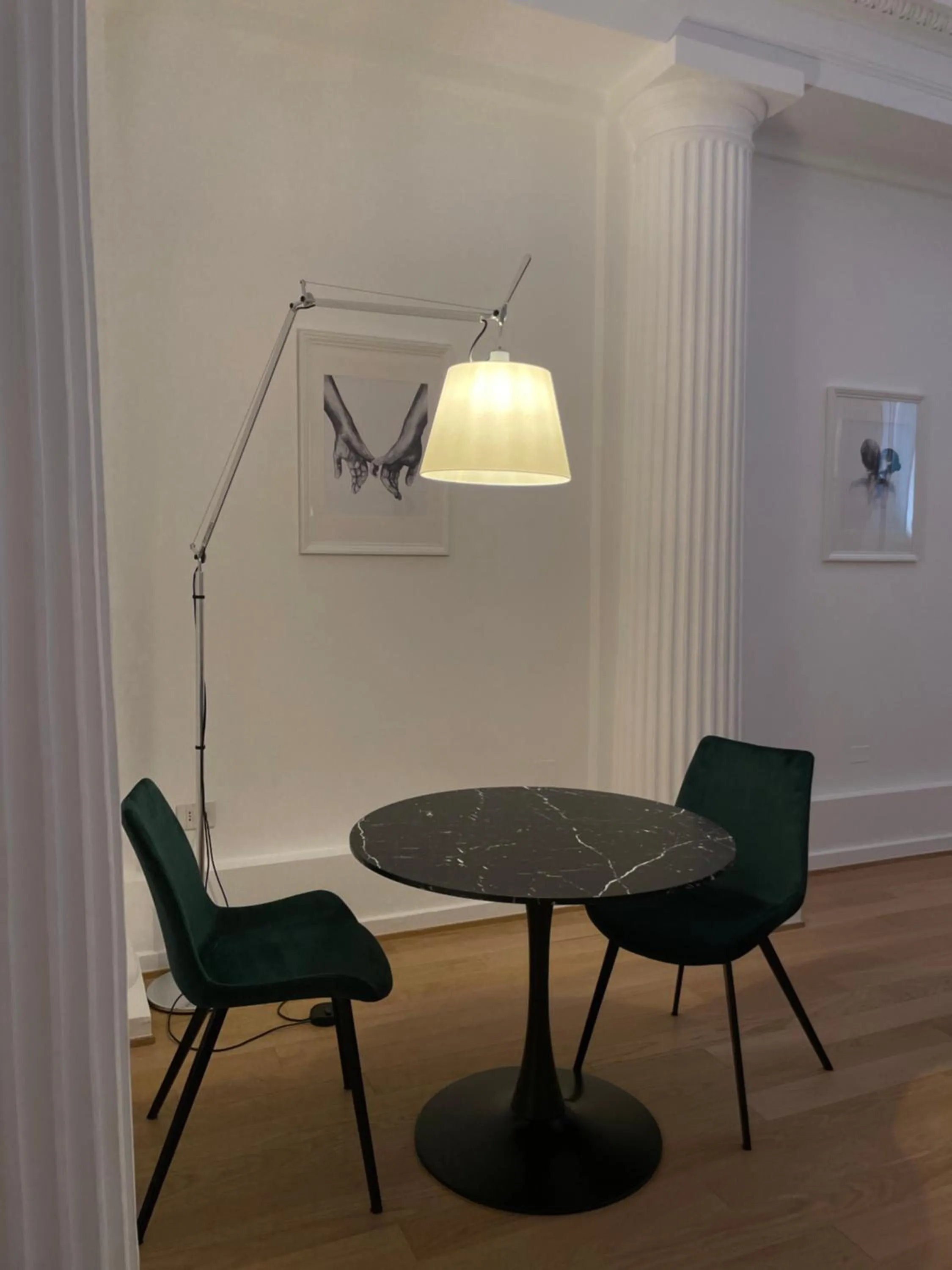 Seating area in Corso Grand suites