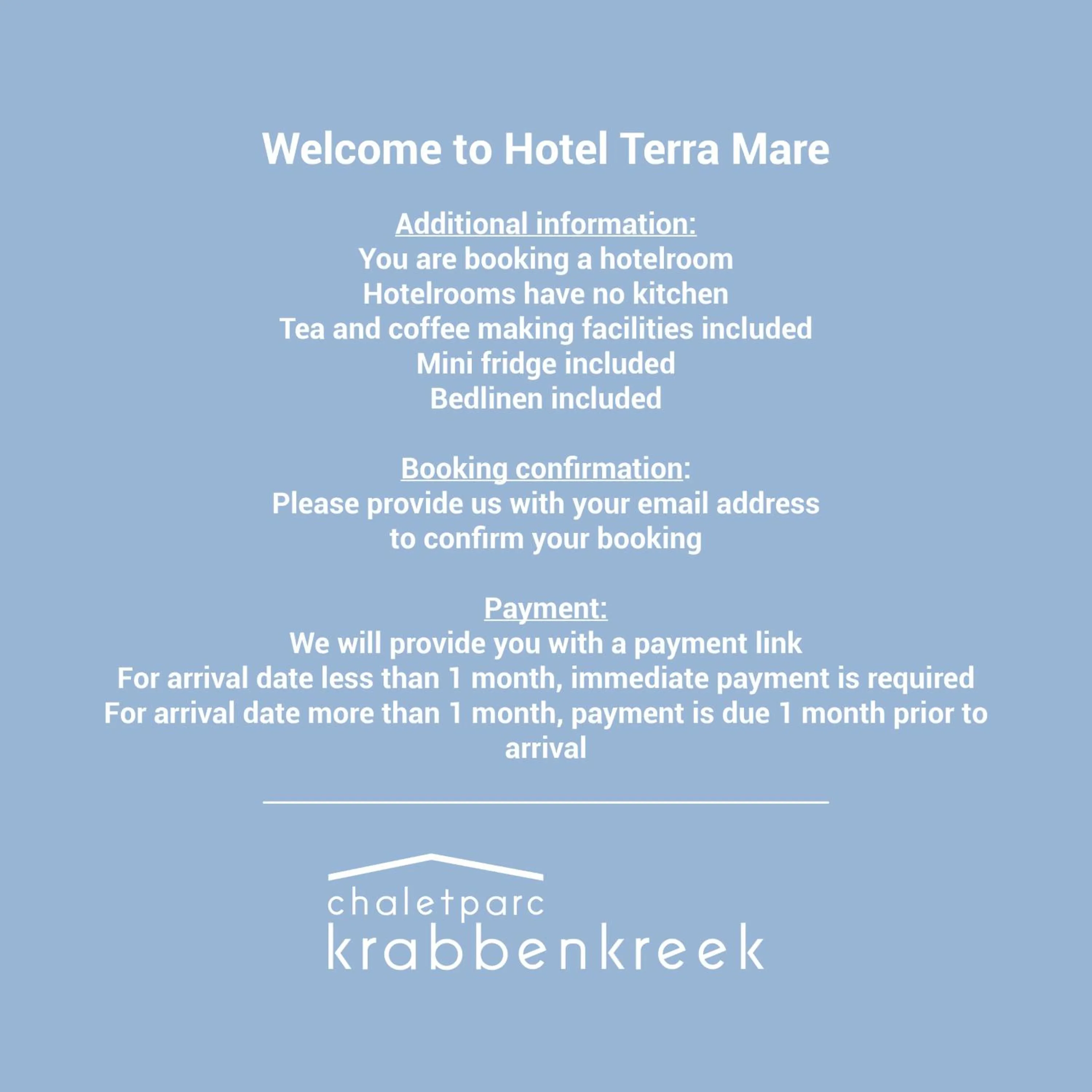 Property building in Chaletparc Krabbenkreek Zeeland - Hotel rooms "Terra Mare"