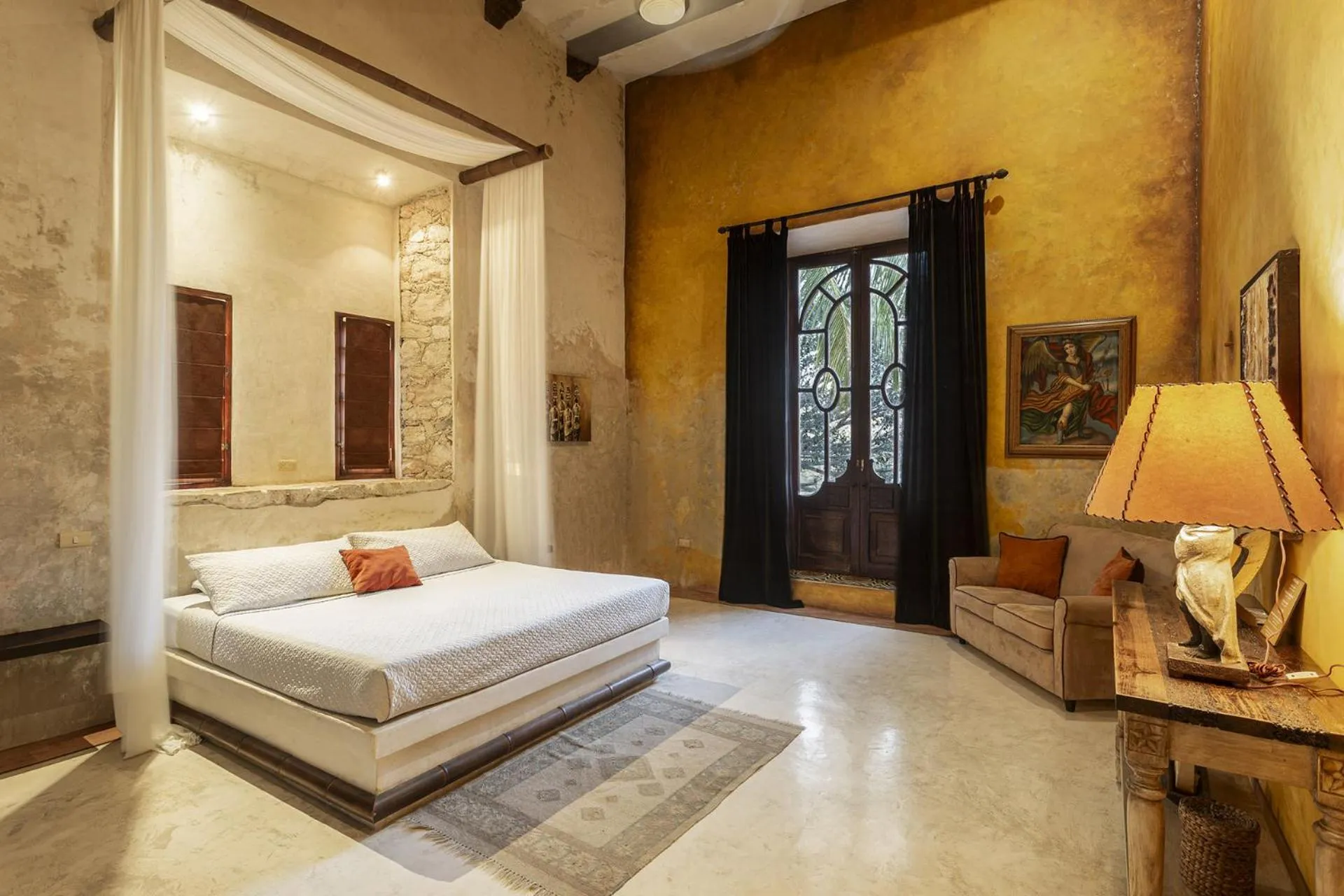 Bed in Hacienda Sacnicte