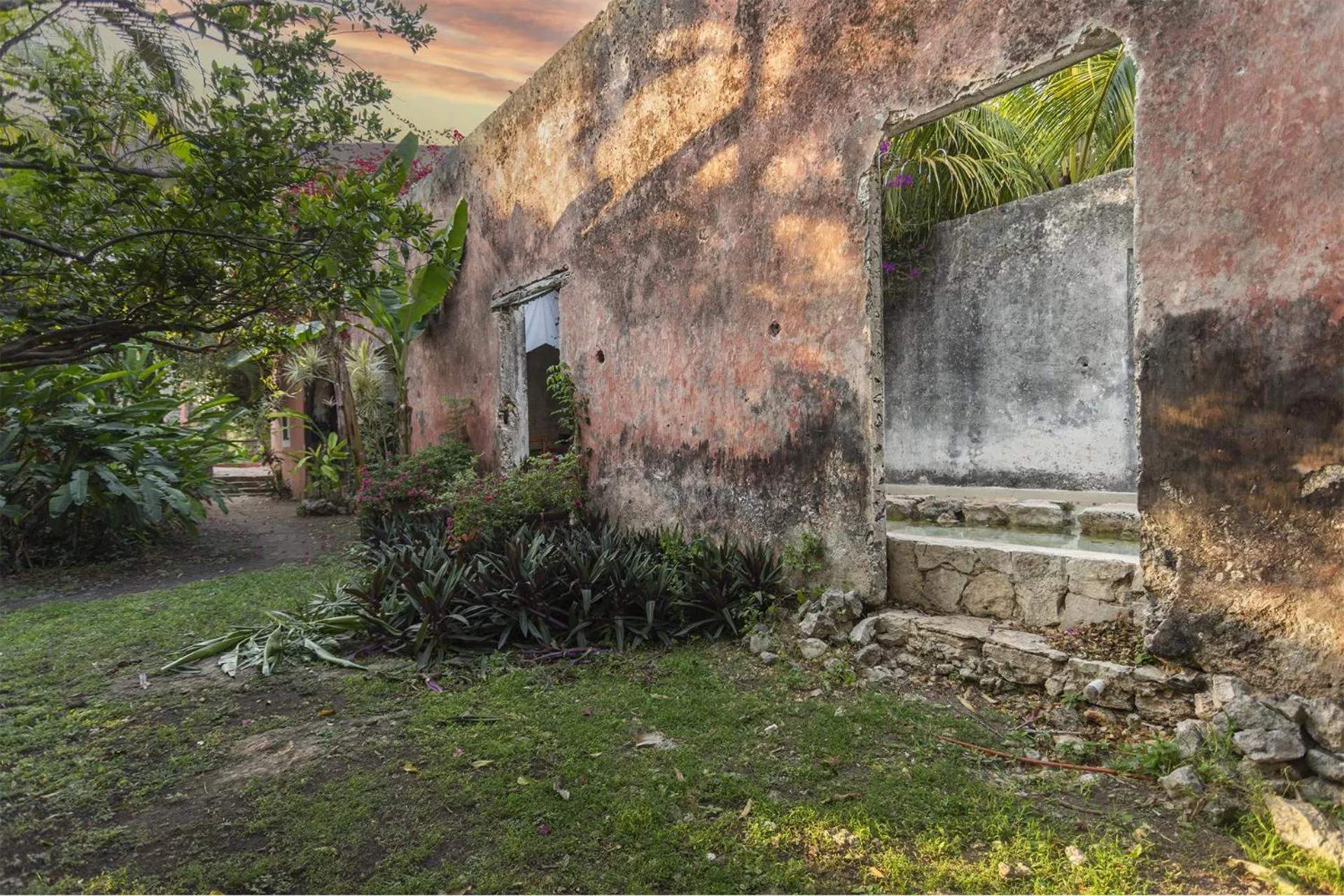 Garden in Hacienda Sacnicte