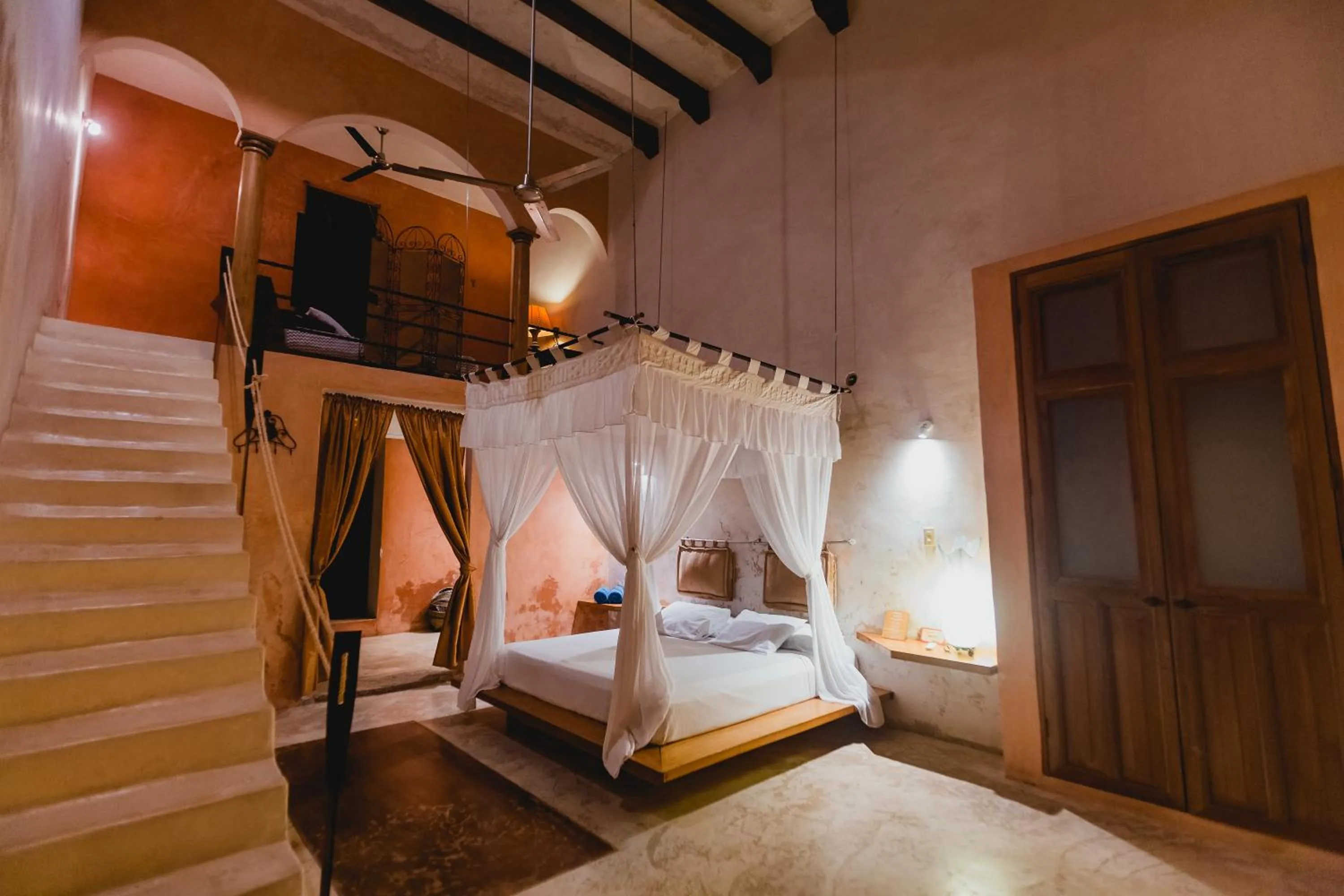 Bed in Hacienda Sacnicte