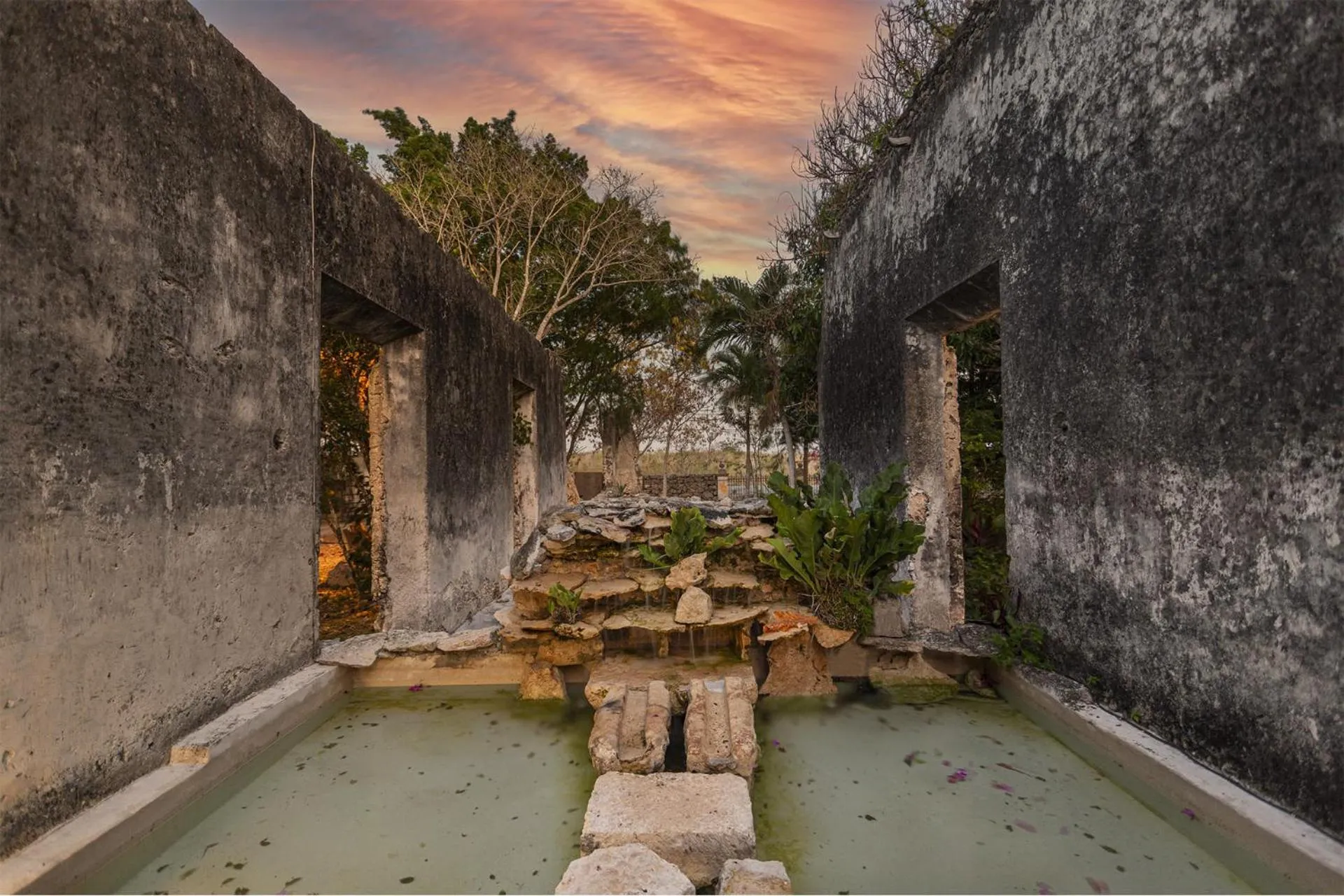 Garden in Hacienda Sacnicte