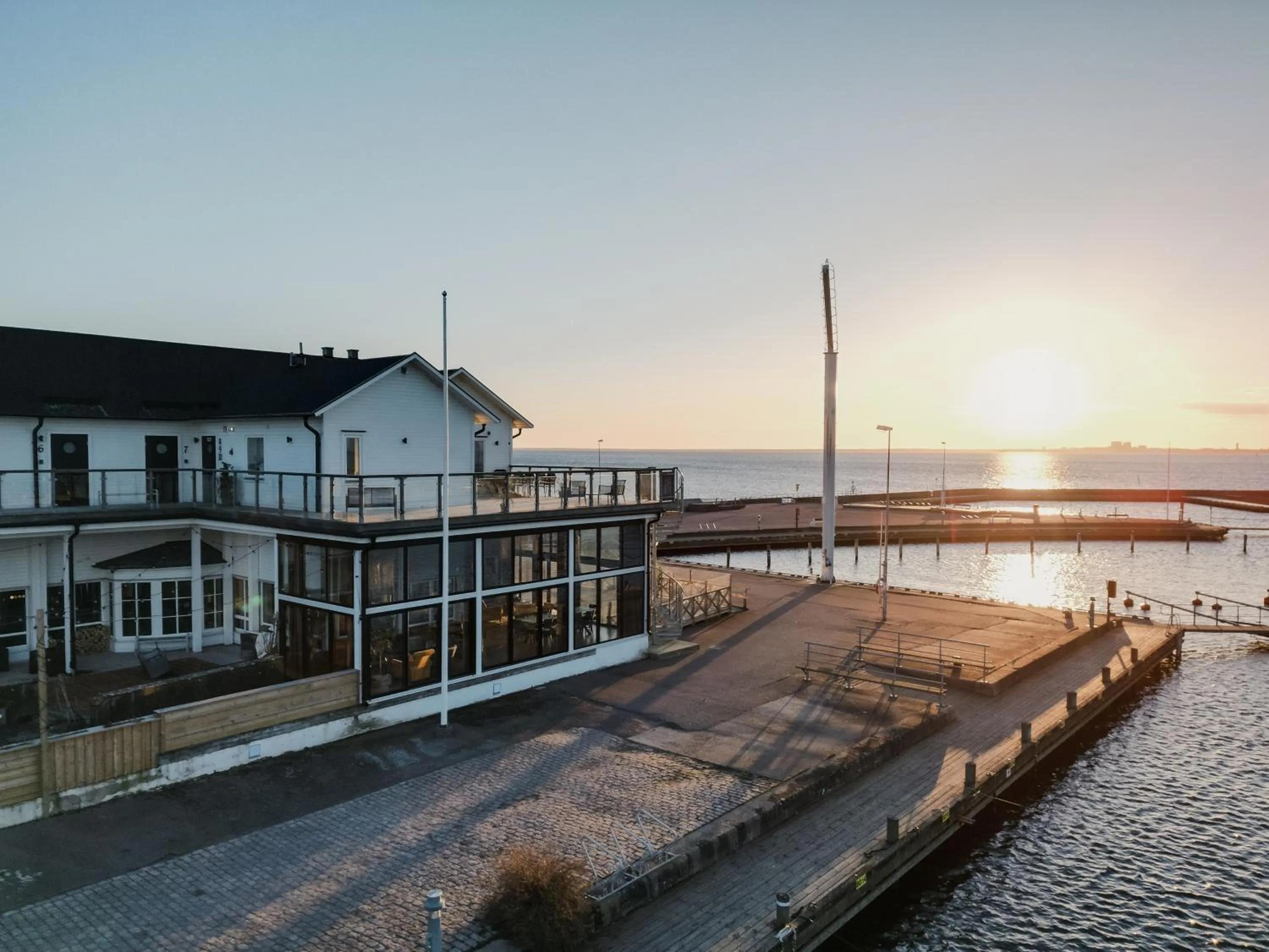 Sunset in Hotell Hamnen