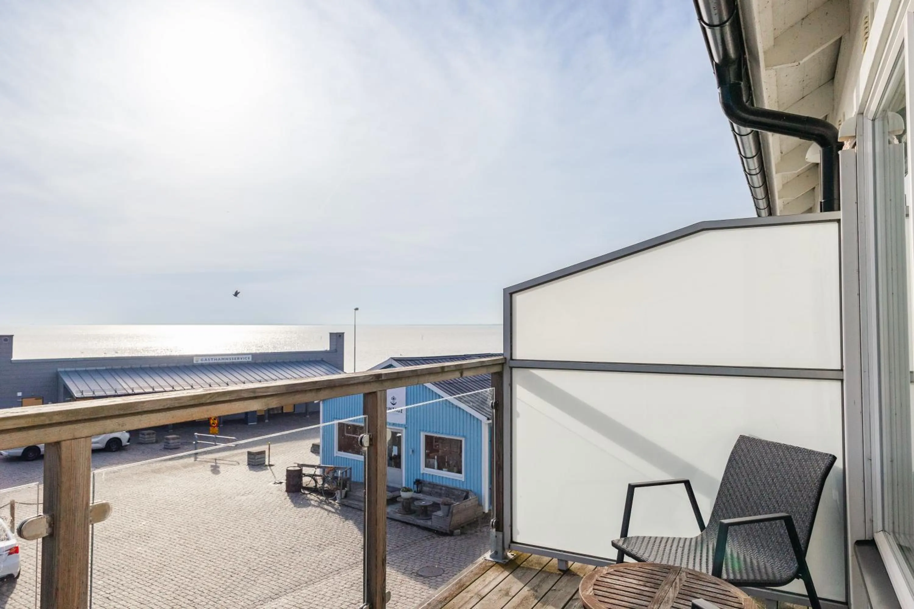 Balcony/Terrace in Hotell Hamnen