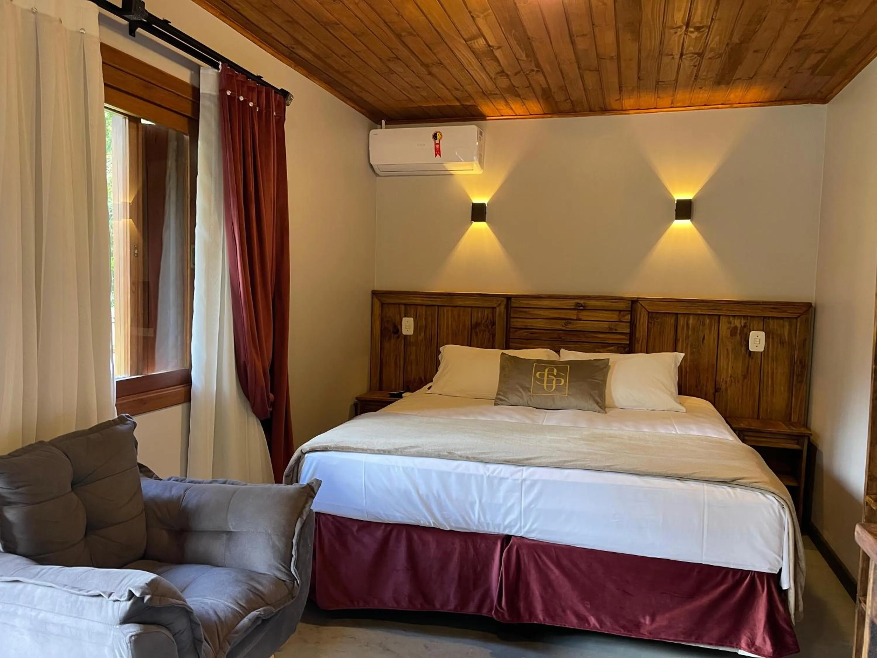 Bed in Hotel Cabanas Glamour