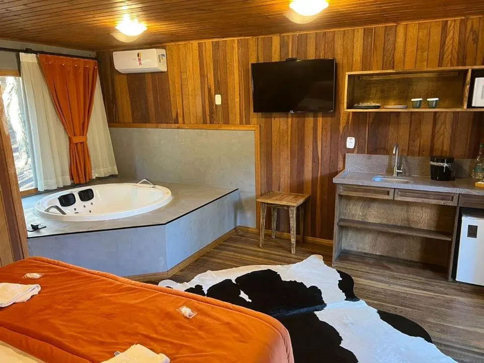 Bed in Hotel Cabanas Glamour