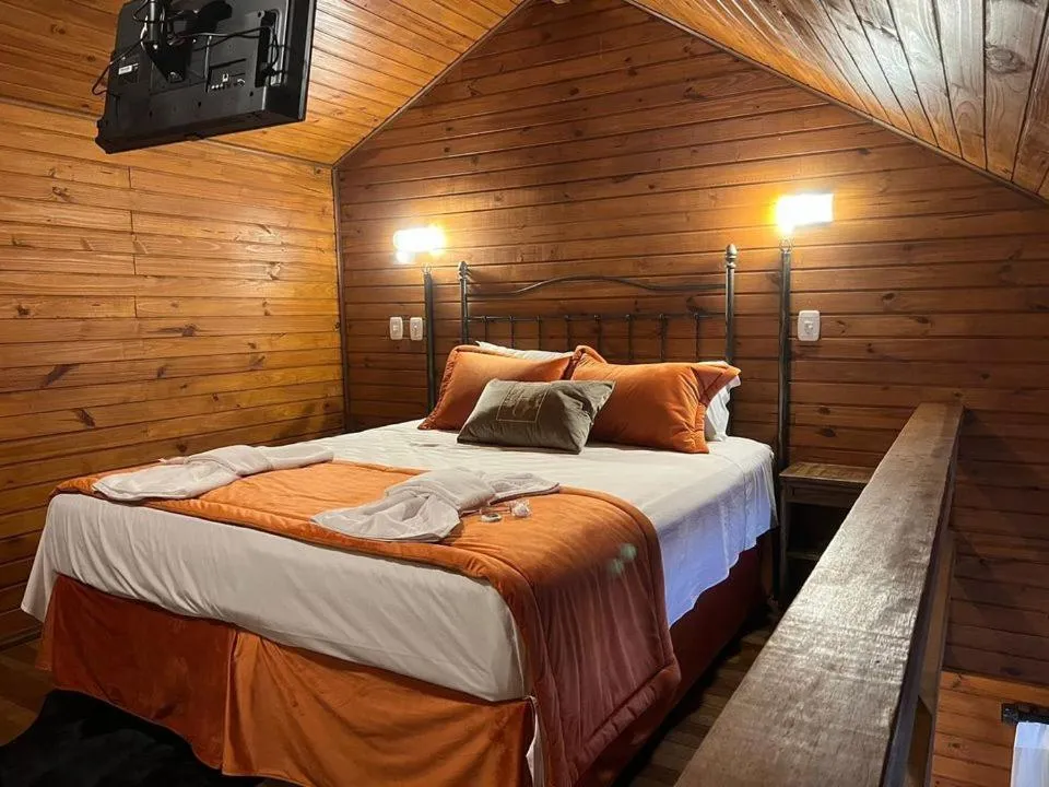 Bed in Hotel Cabanas Glamour