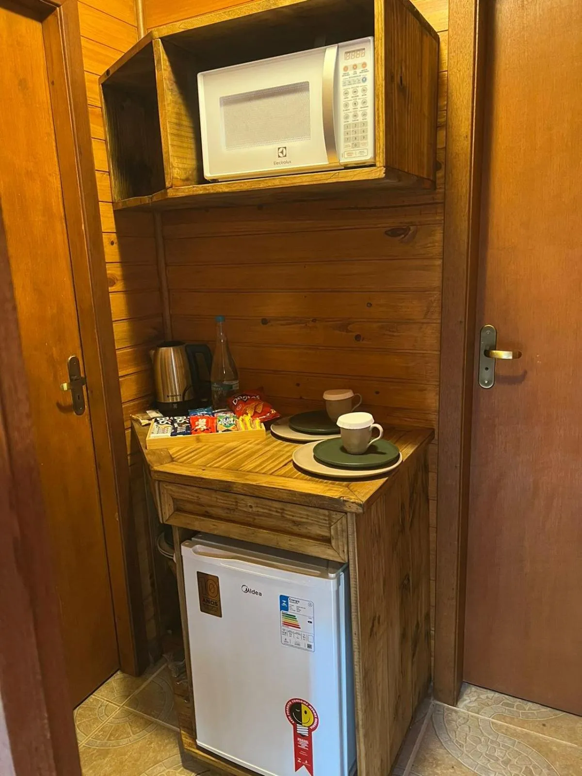 Kitchen or kitchenette in Hotel Cabanas Glamour
