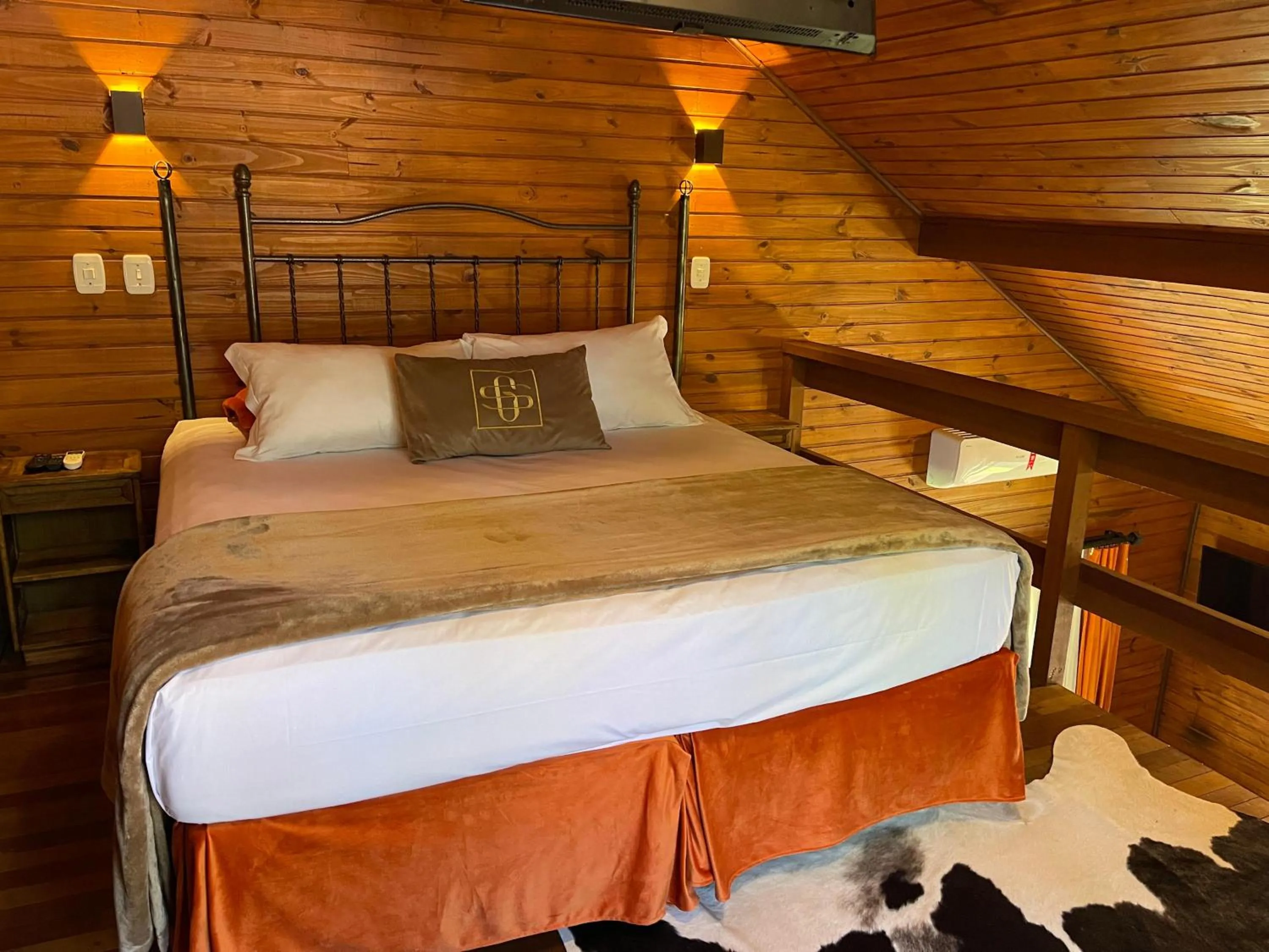 Bed in Hotel Cabanas Glamour