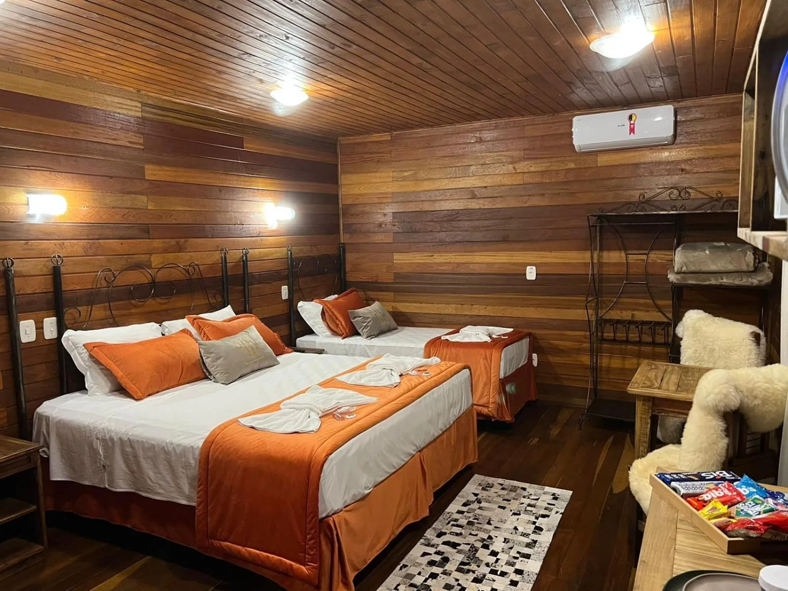 Bed in Hotel Cabanas Glamour