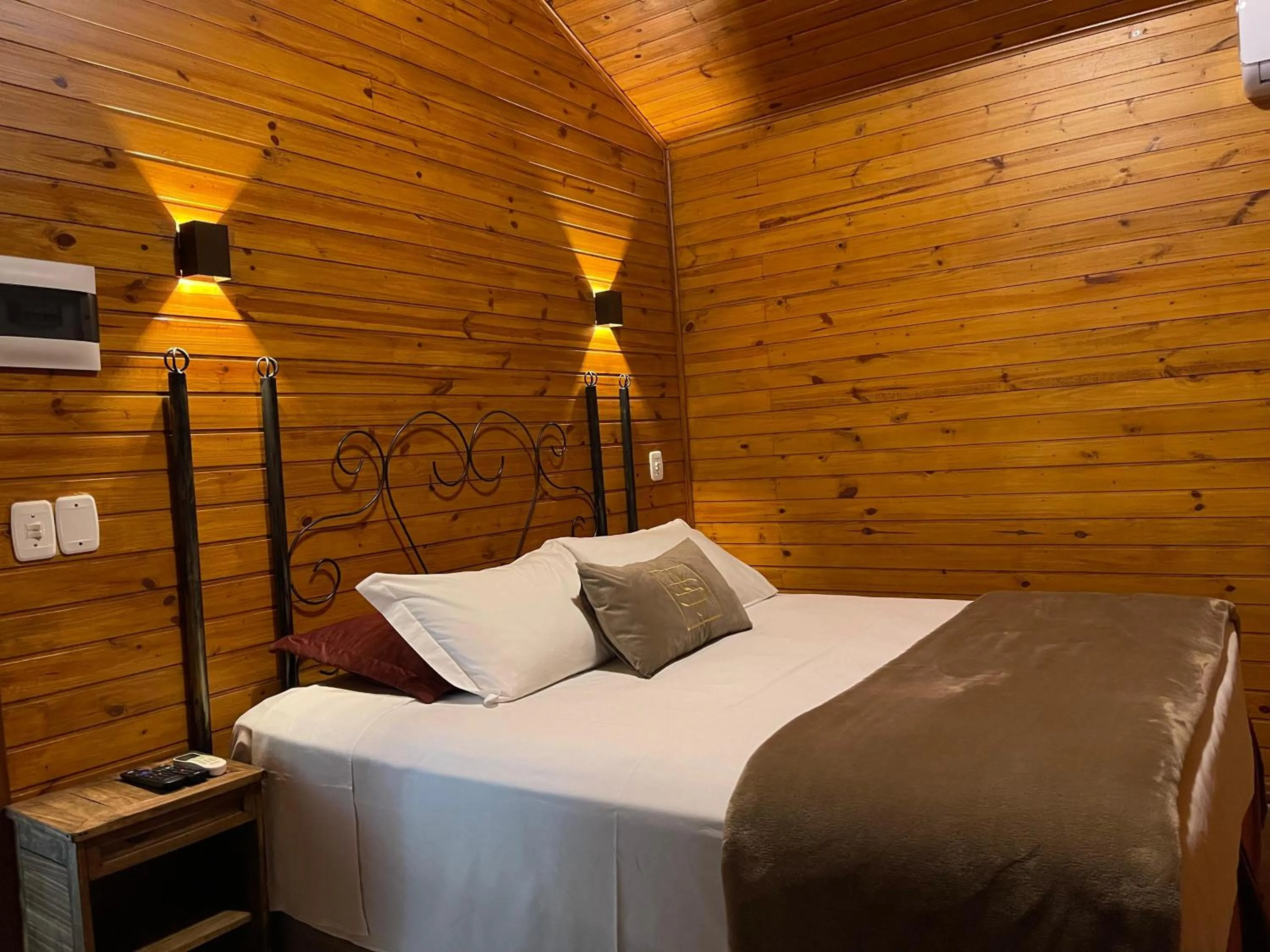 Bed in Hotel Cabanas Glamour