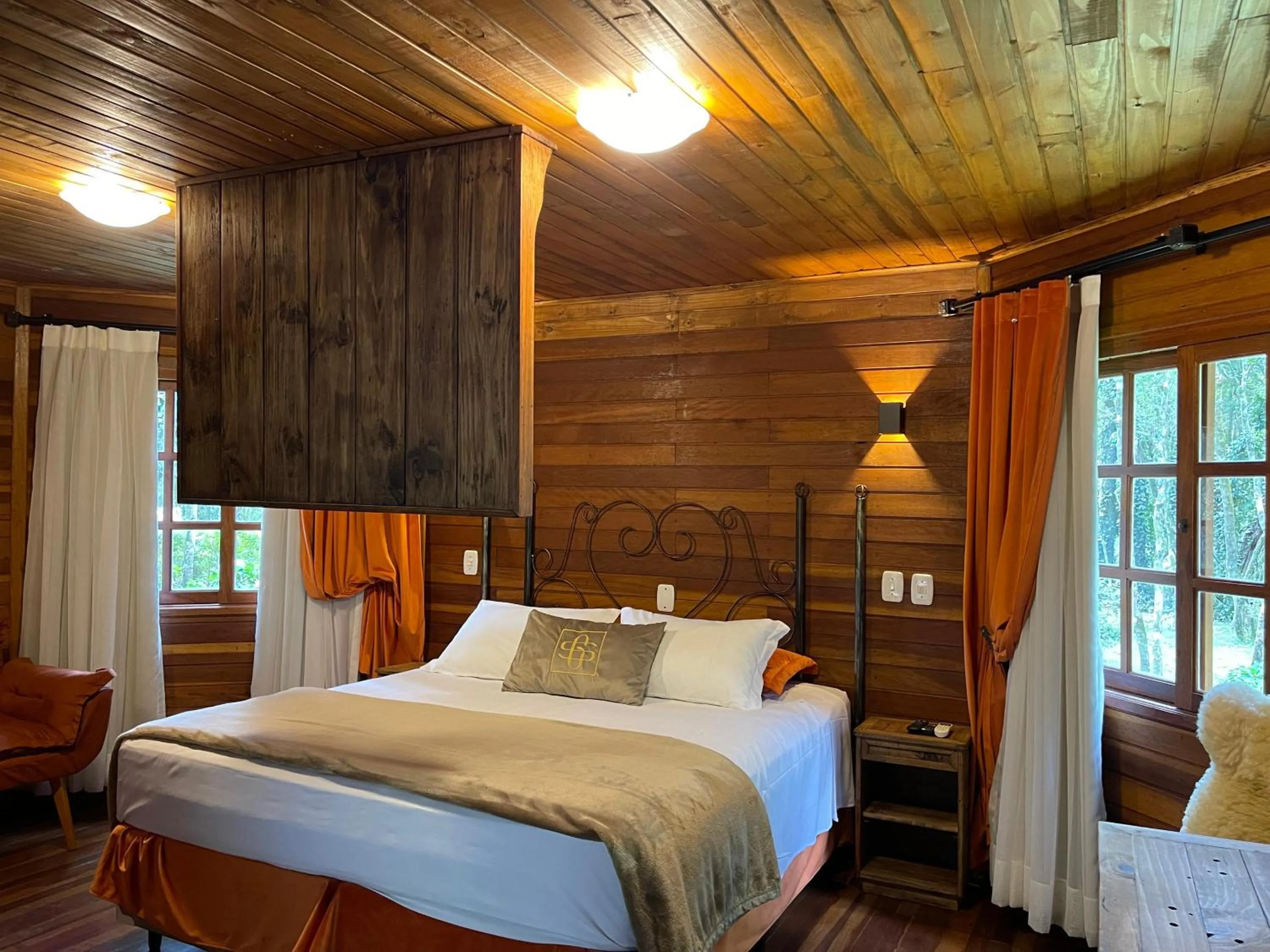 Bed in Hotel Cabanas Glamour