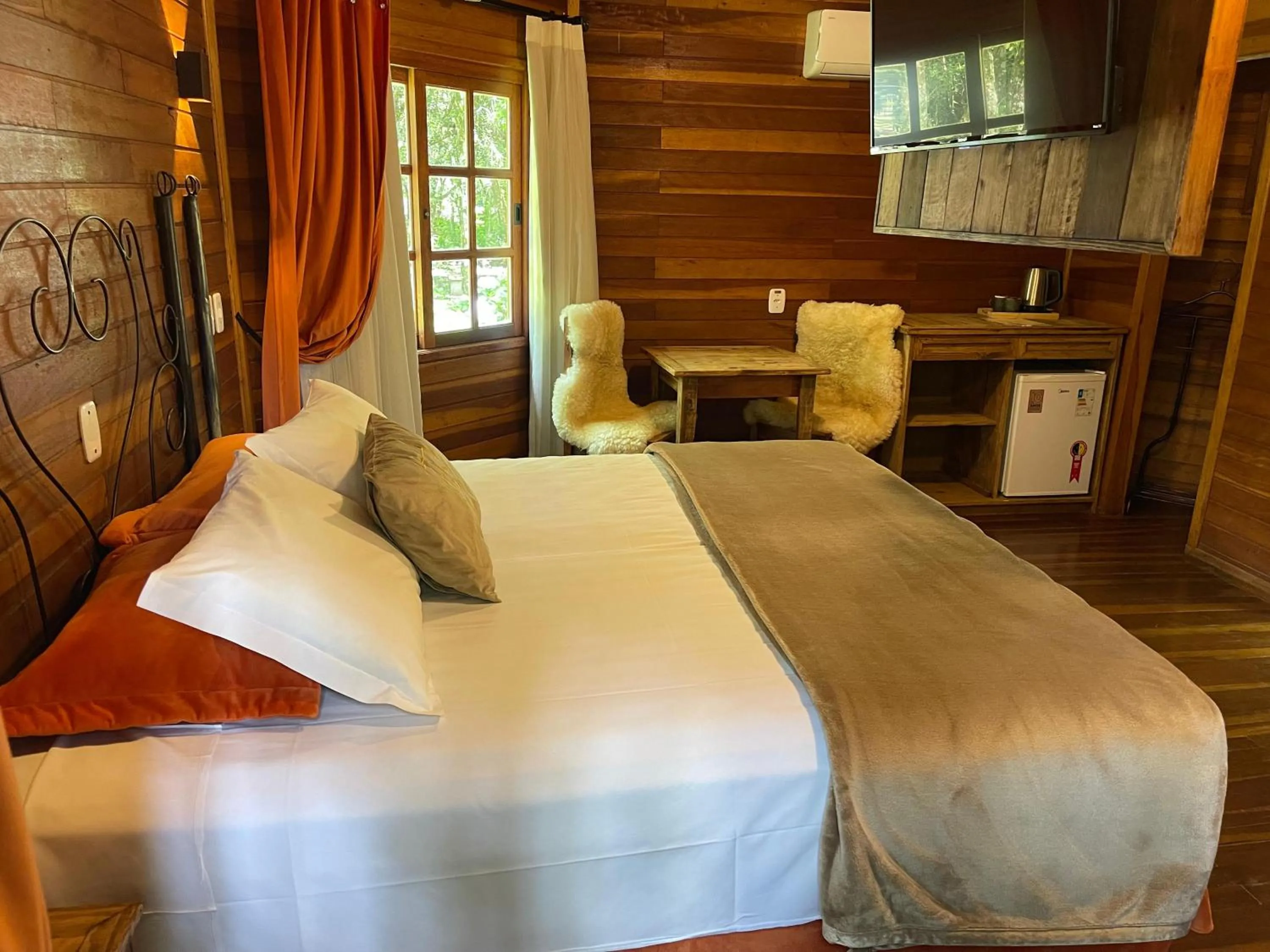 Bed in Hotel Cabanas Glamour